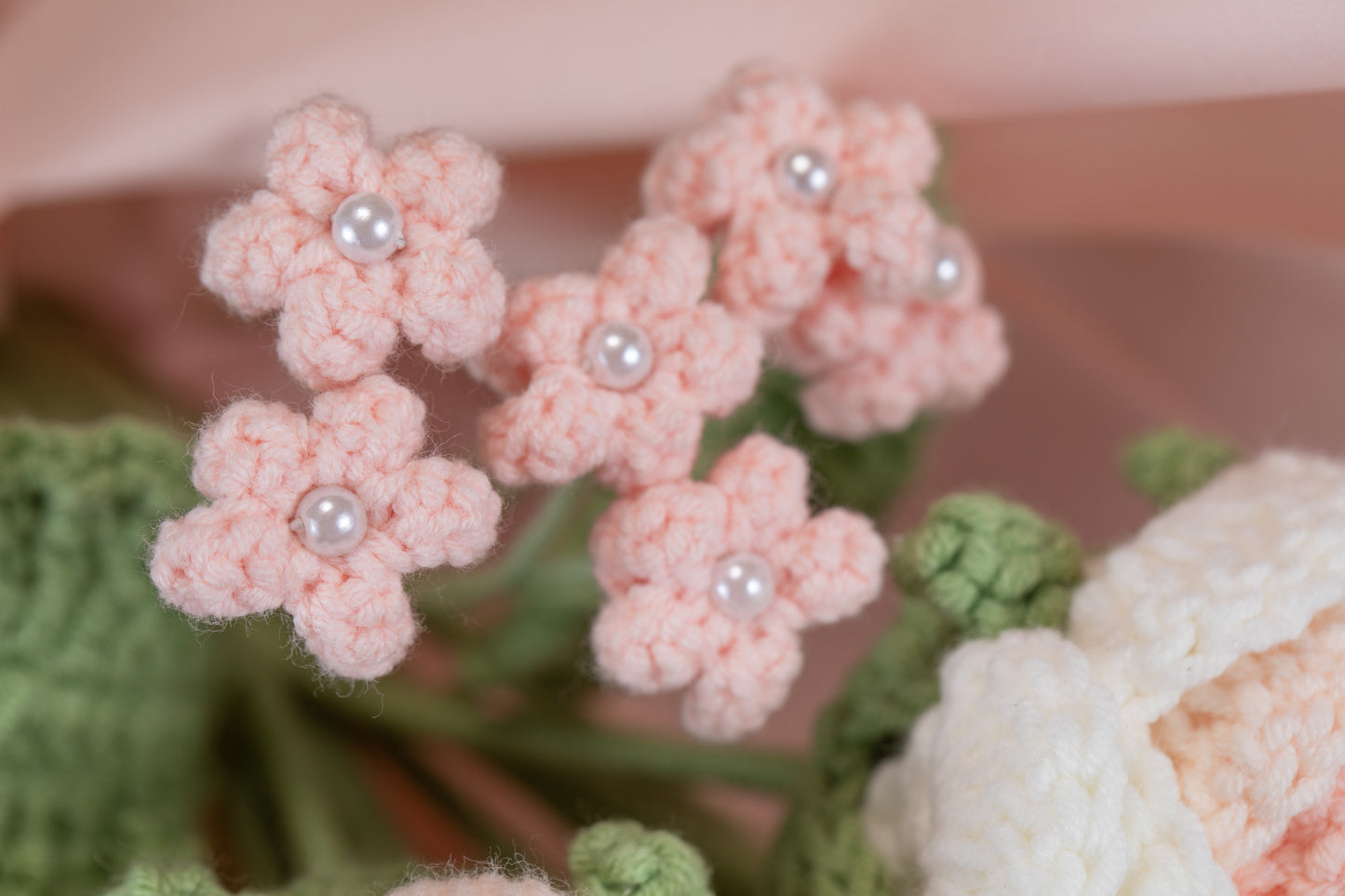 Pink Rose with Cosmos Bouquet