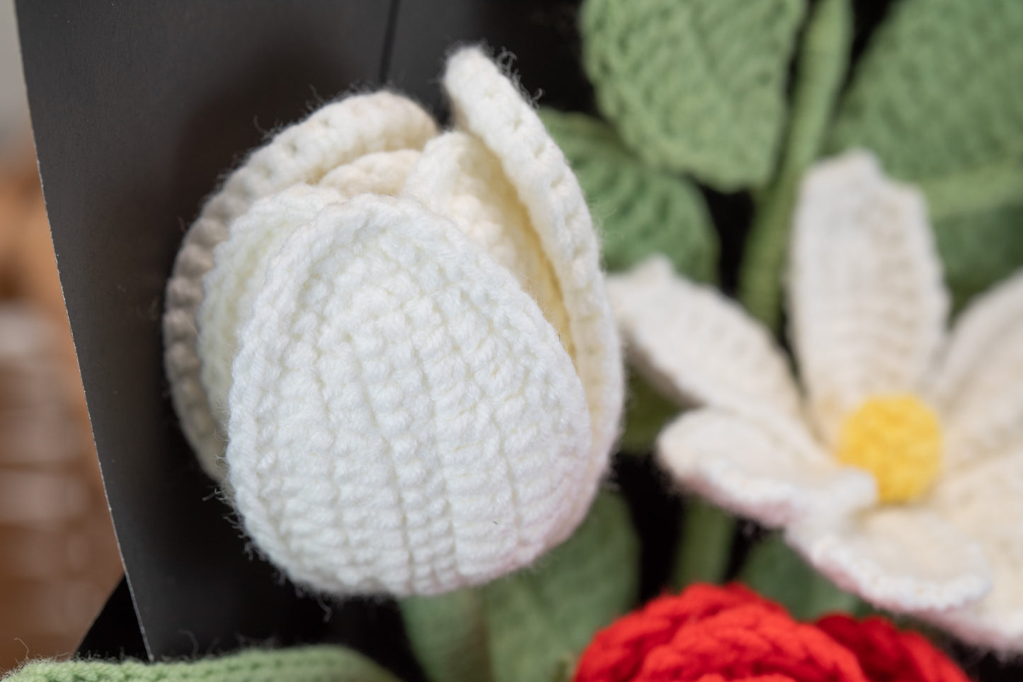 Small Red Rose with Cosmos Bouquet
