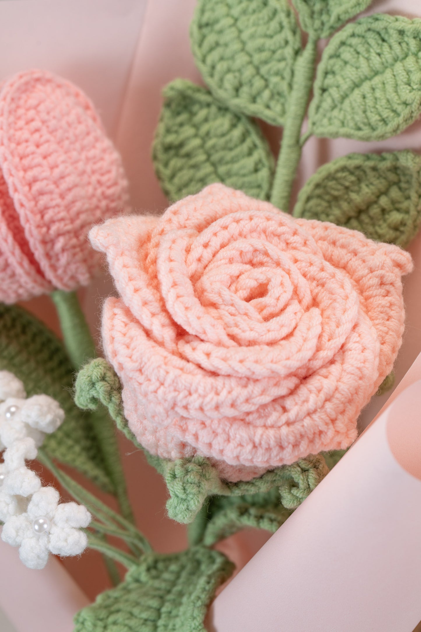 Small Pink Rose with Tulip Bouquet