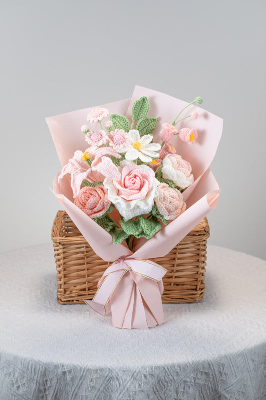 Large Pink Thai Rose Bouquet