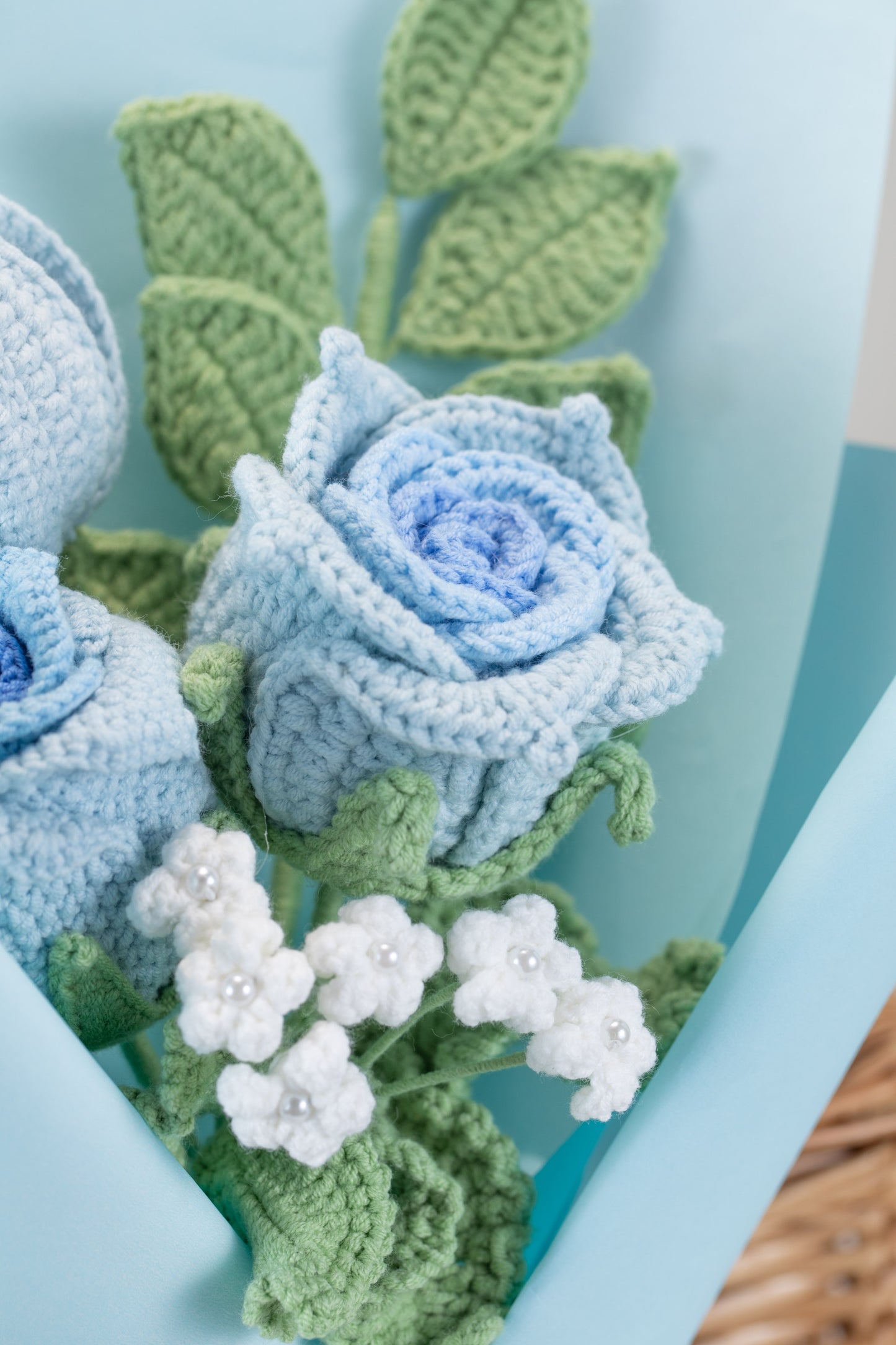 Blue Rose with Tulip Bouquet
