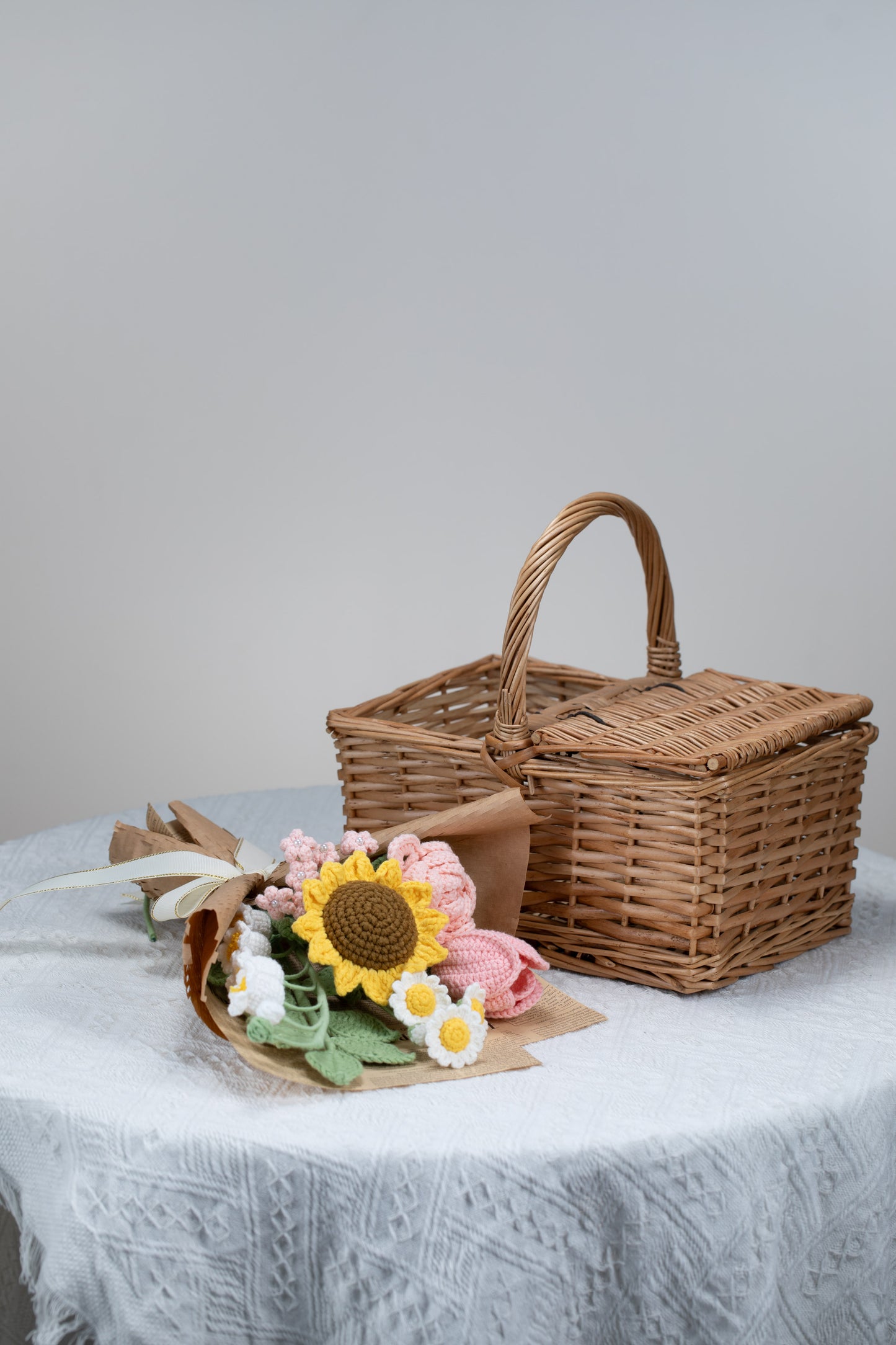 Small Pink Sunflower Bouquet