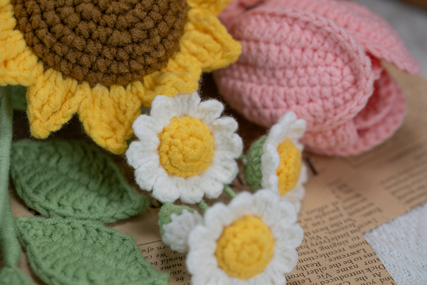 Small Pink Sunflower Bouquet