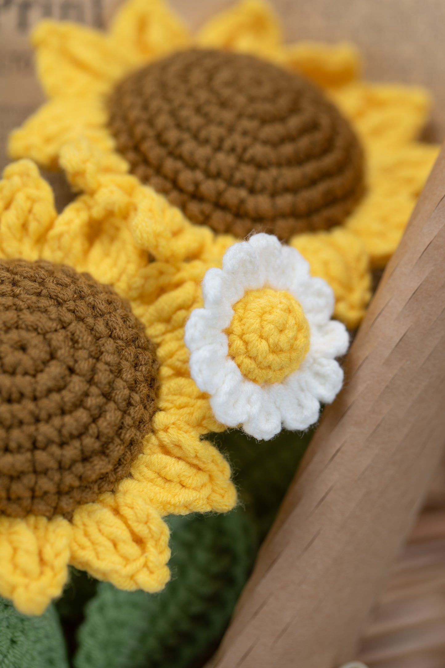 Small Sunflower with Lily of the Valley Bouquet