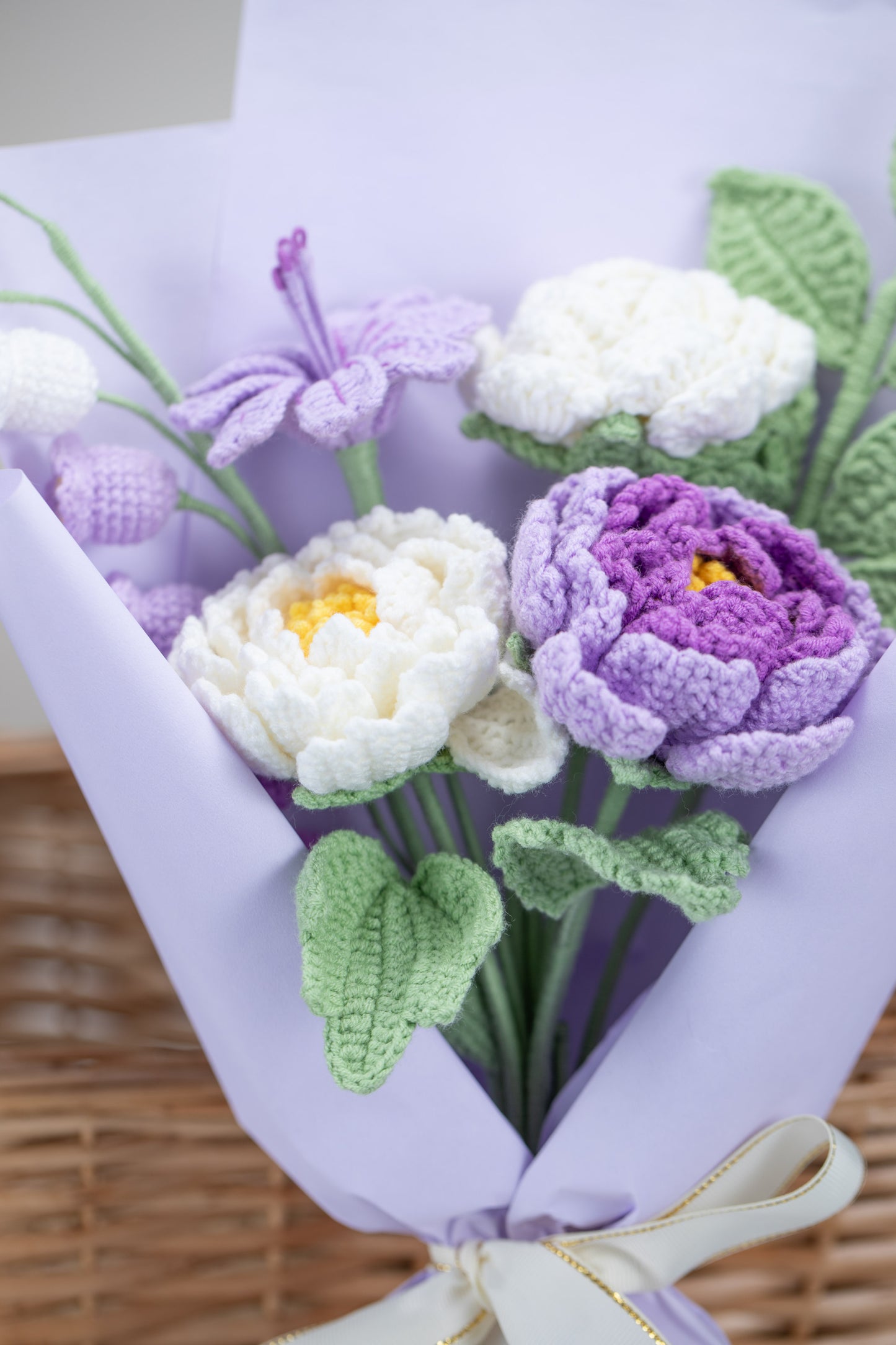 Purple Peony Bouquet