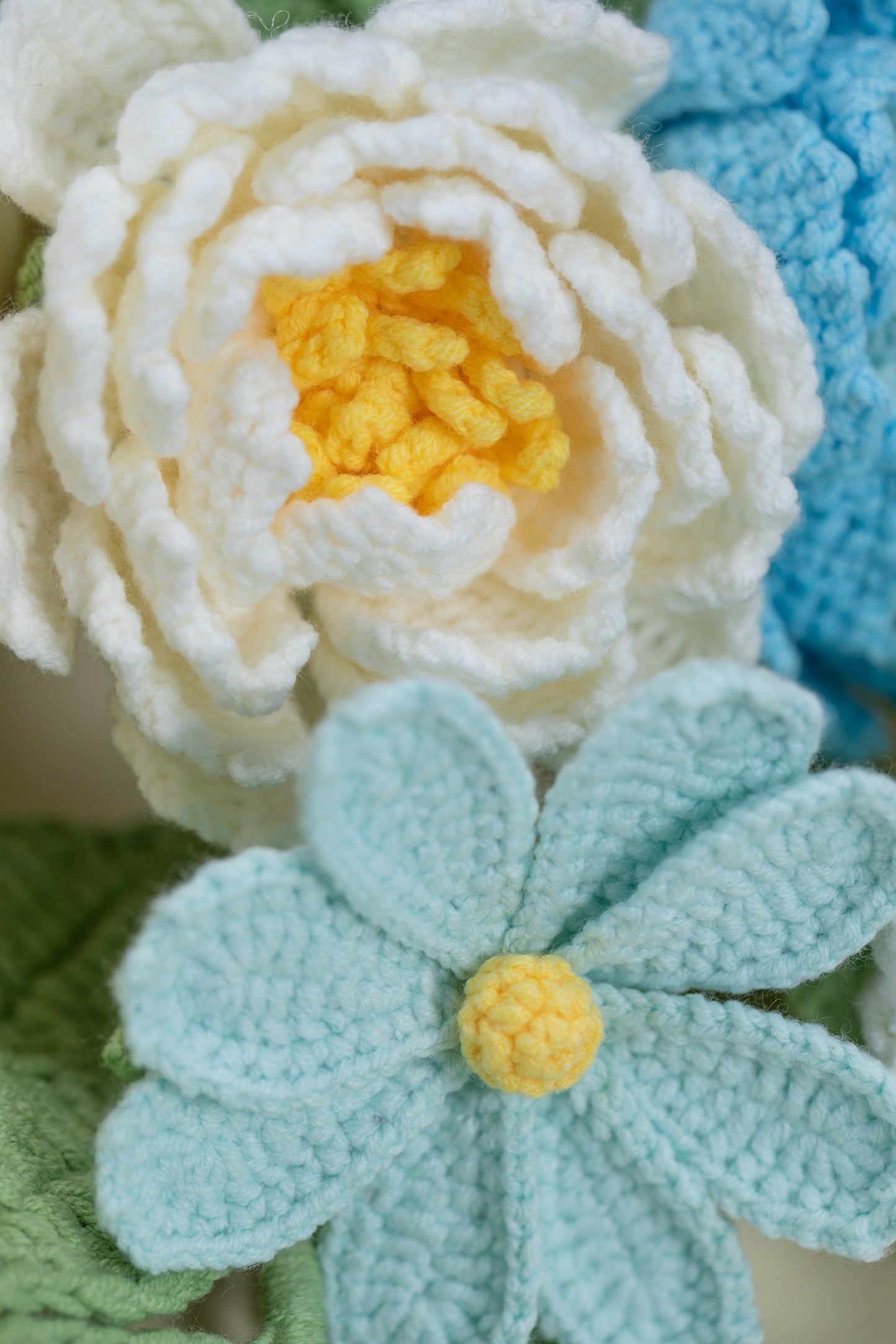 Blue Peony Bouquet