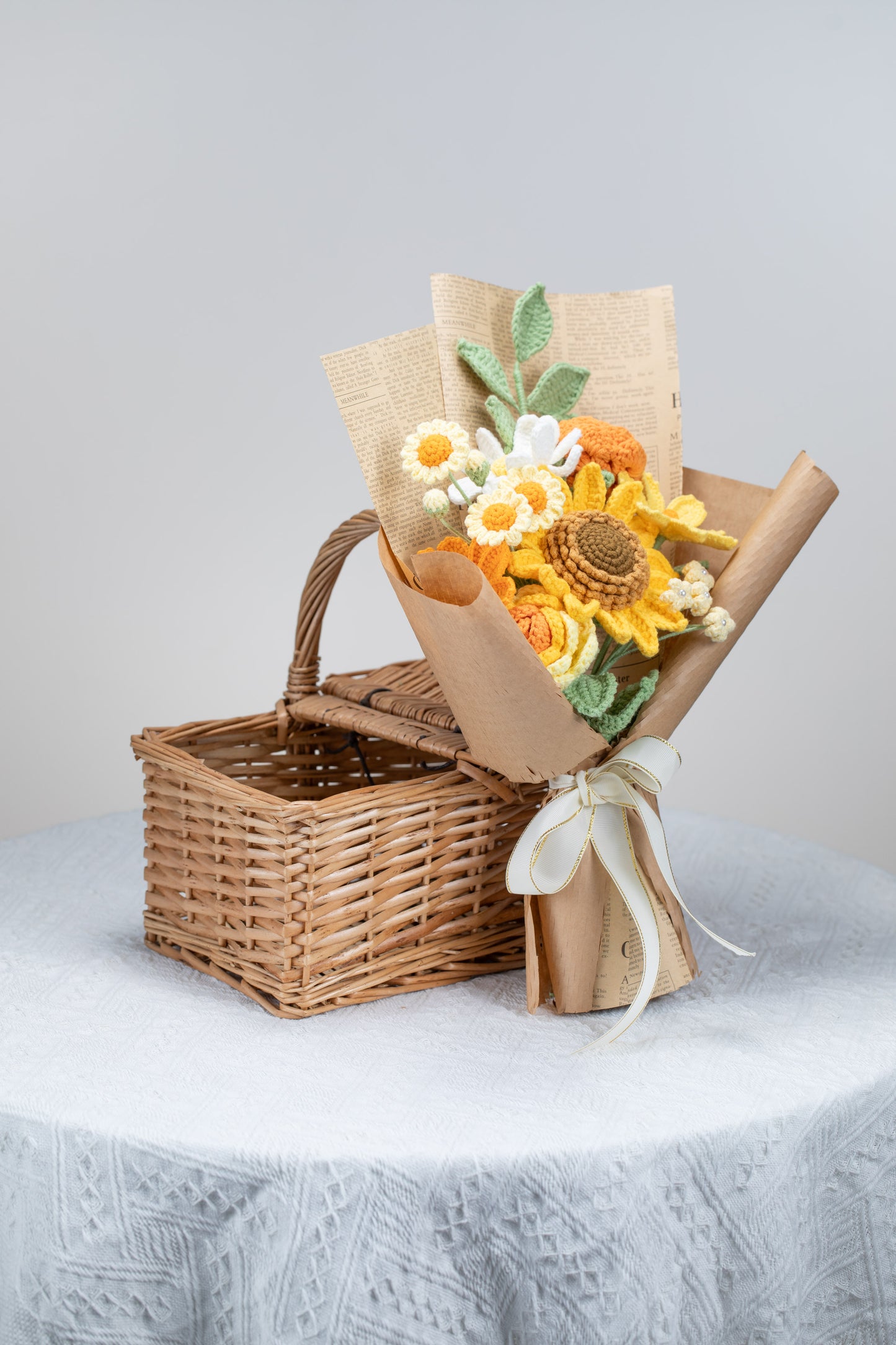 Orange Sunflower Bouquet