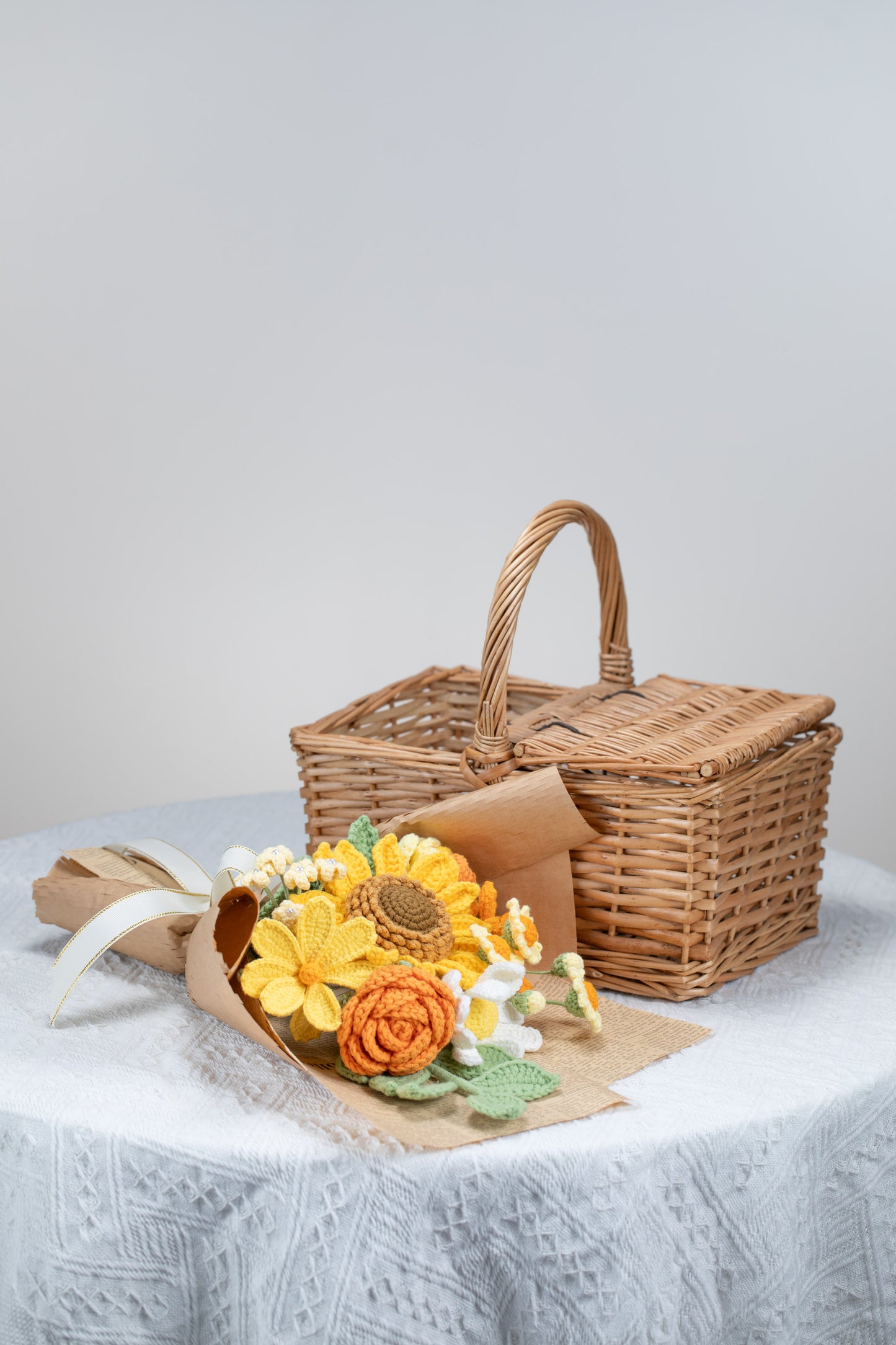 Orange Sunflower Bouquet