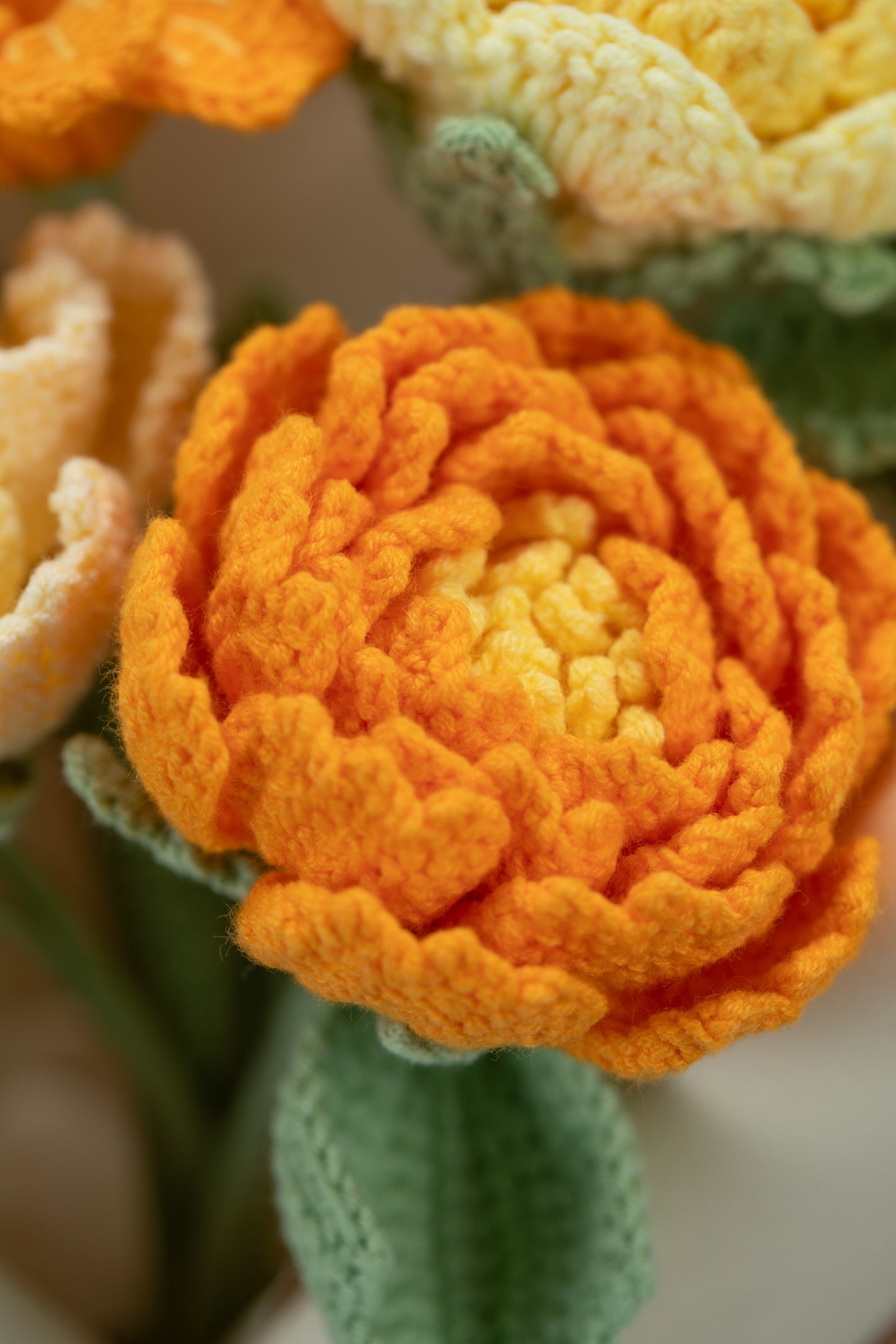 Orange Peony Bouquet