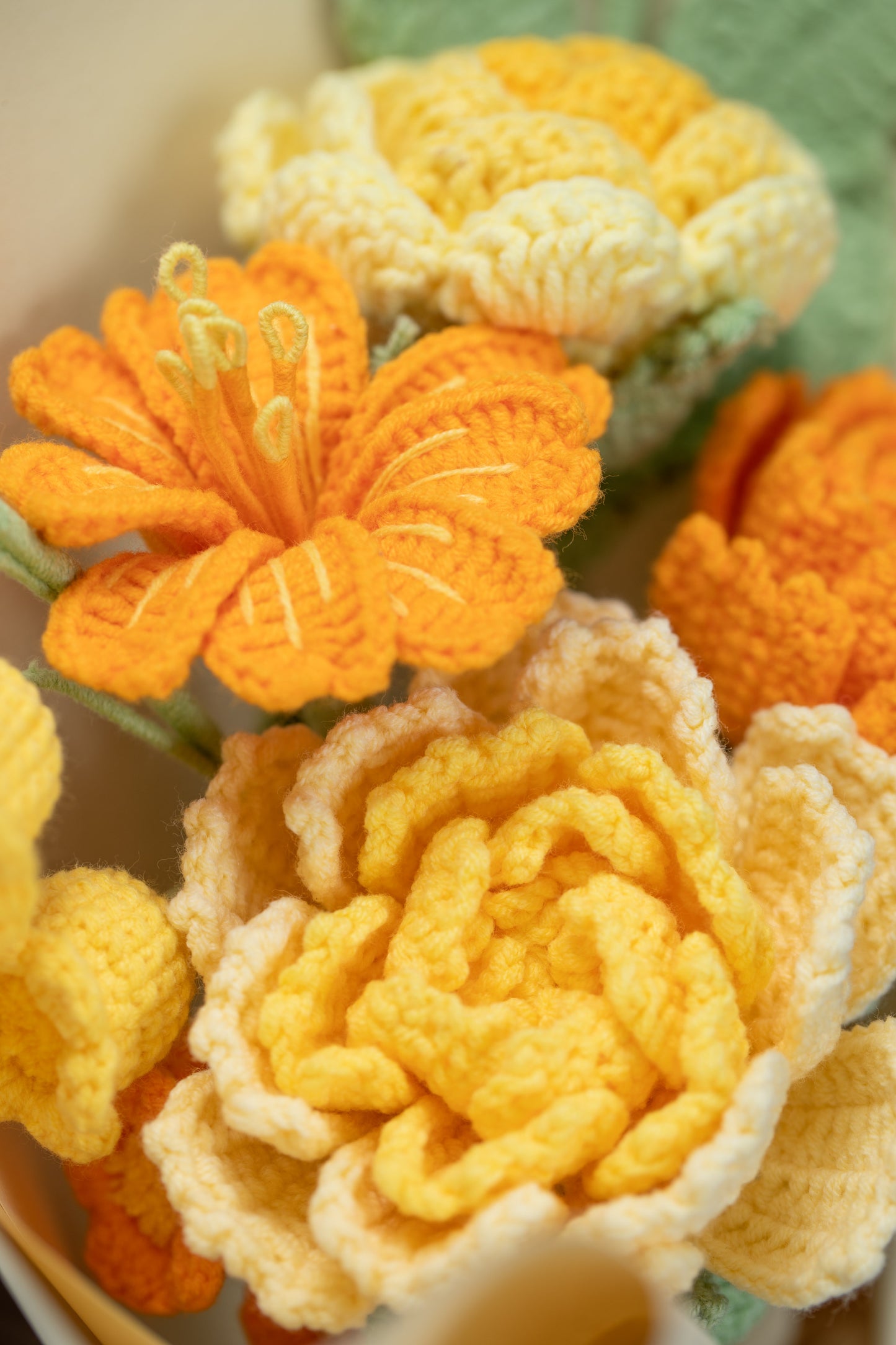 Orange Peony Bouquet