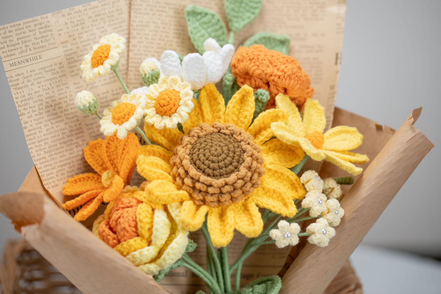 Orange Sunflower Bouquet