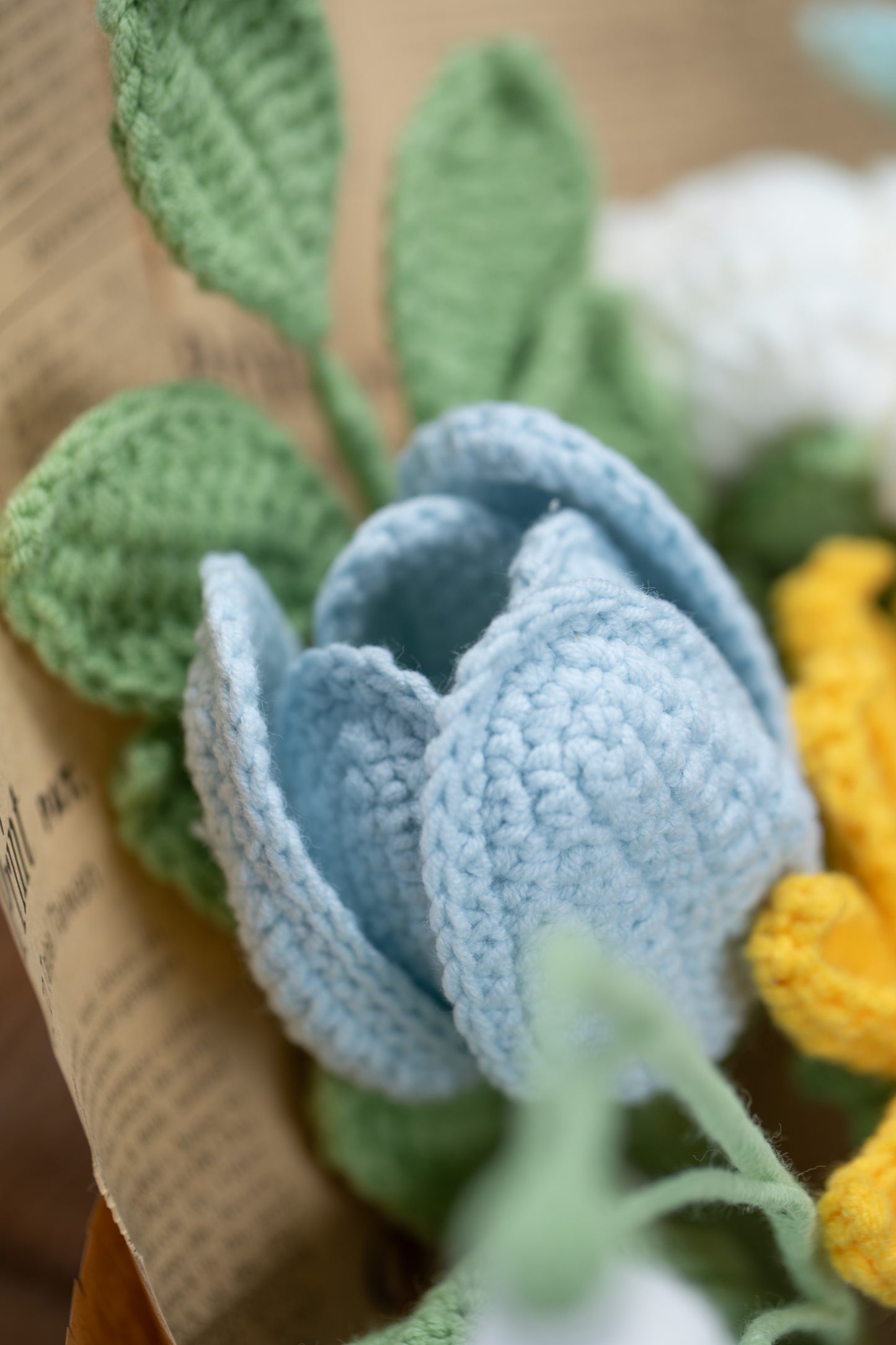Blue Sunflower Bouquet