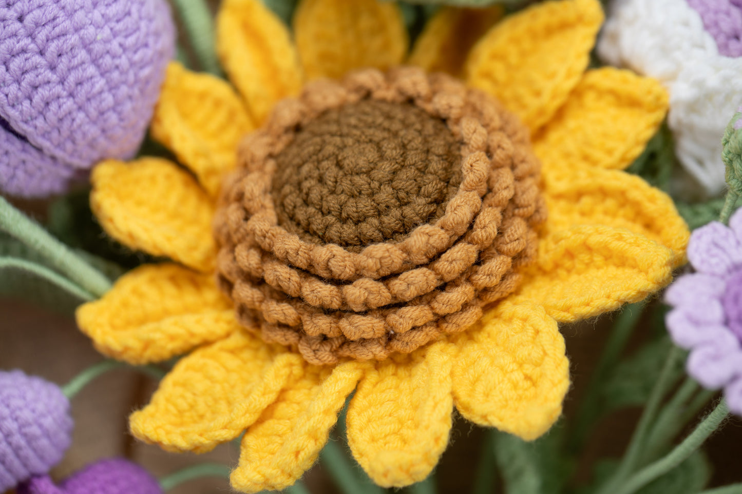Purple Sunflower Bouquet