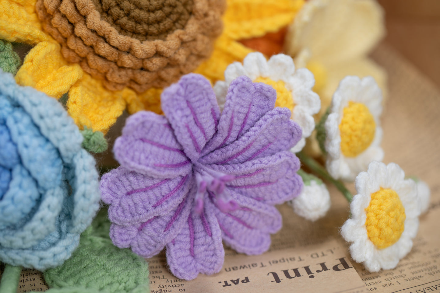 Large Rainbow Sunflower Bouquet