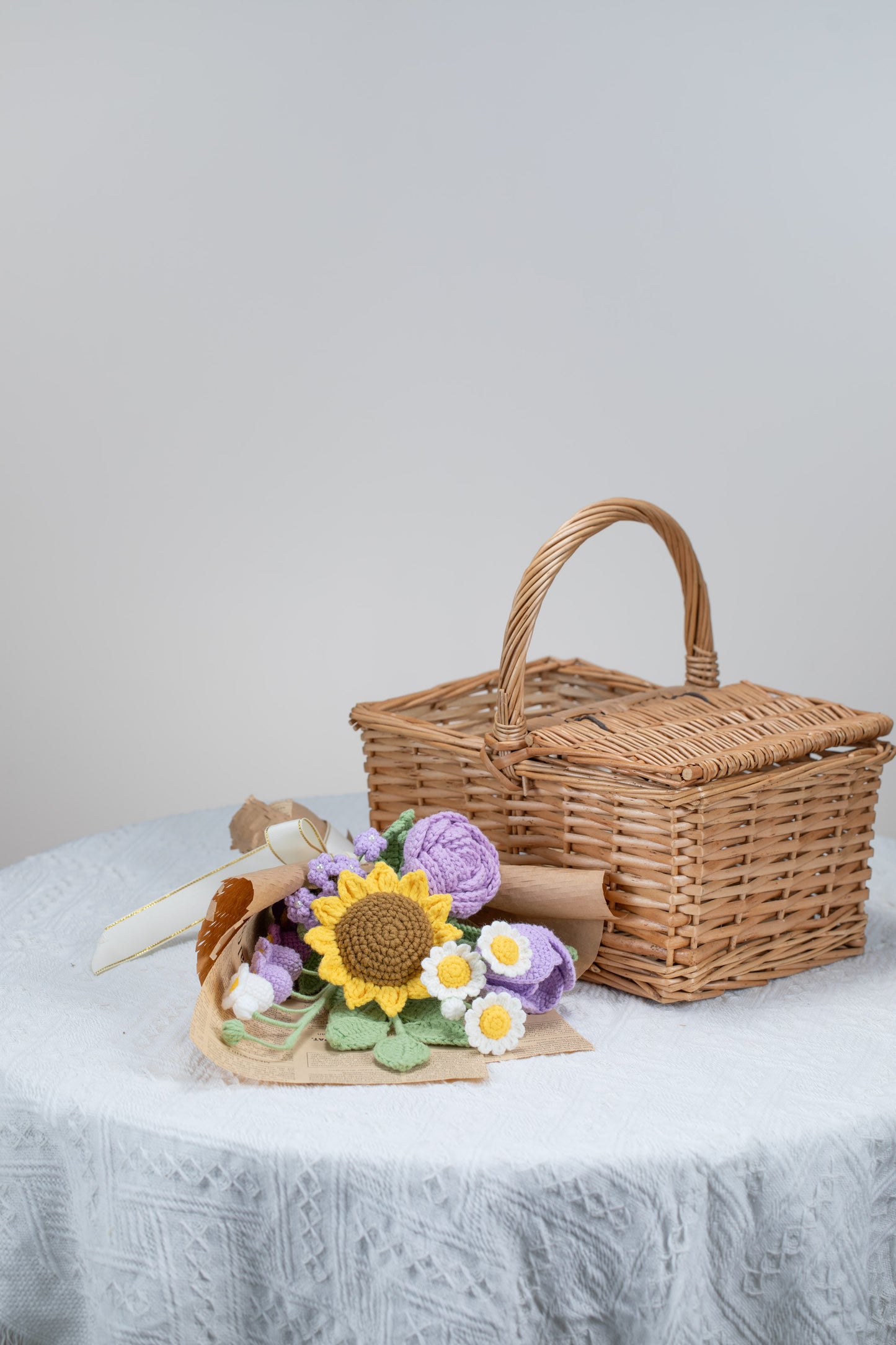 Small Purple Sunflower Bouquet