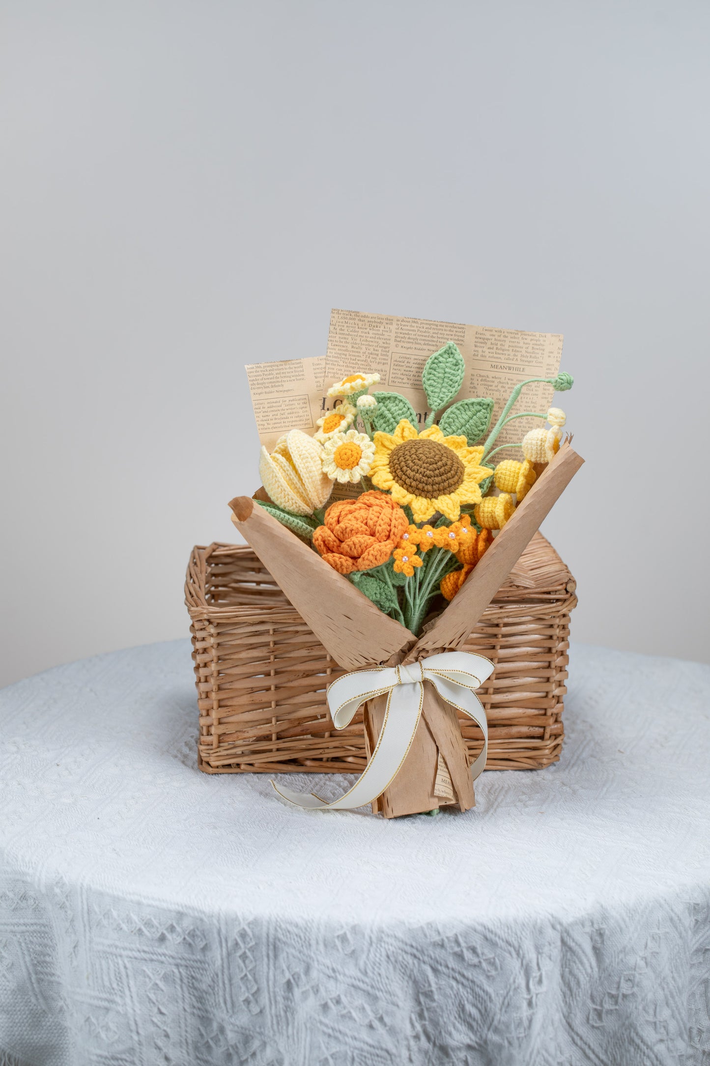 Small Orange Sunflower Bouquet