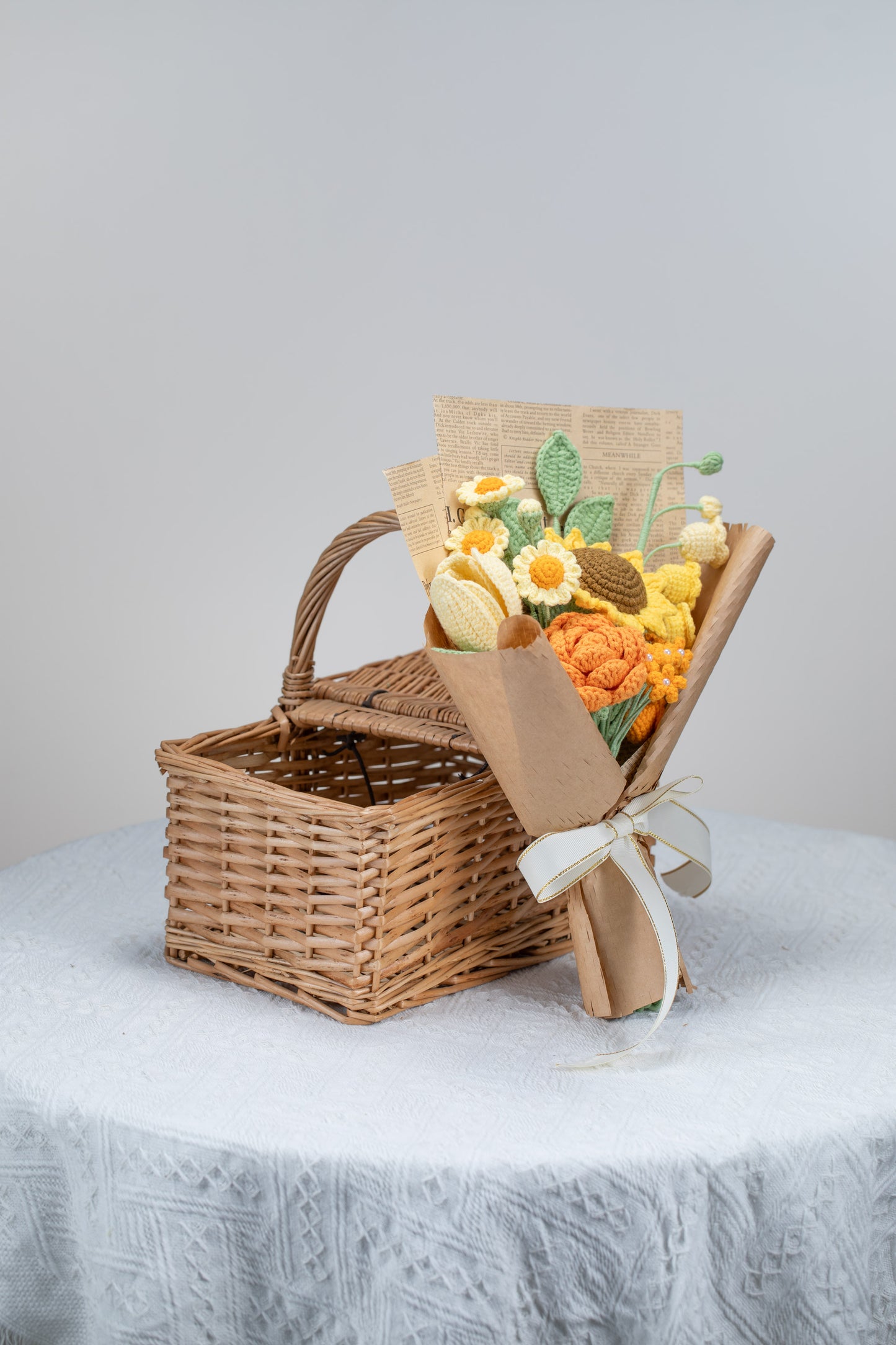 Small Orange Sunflower Bouquet