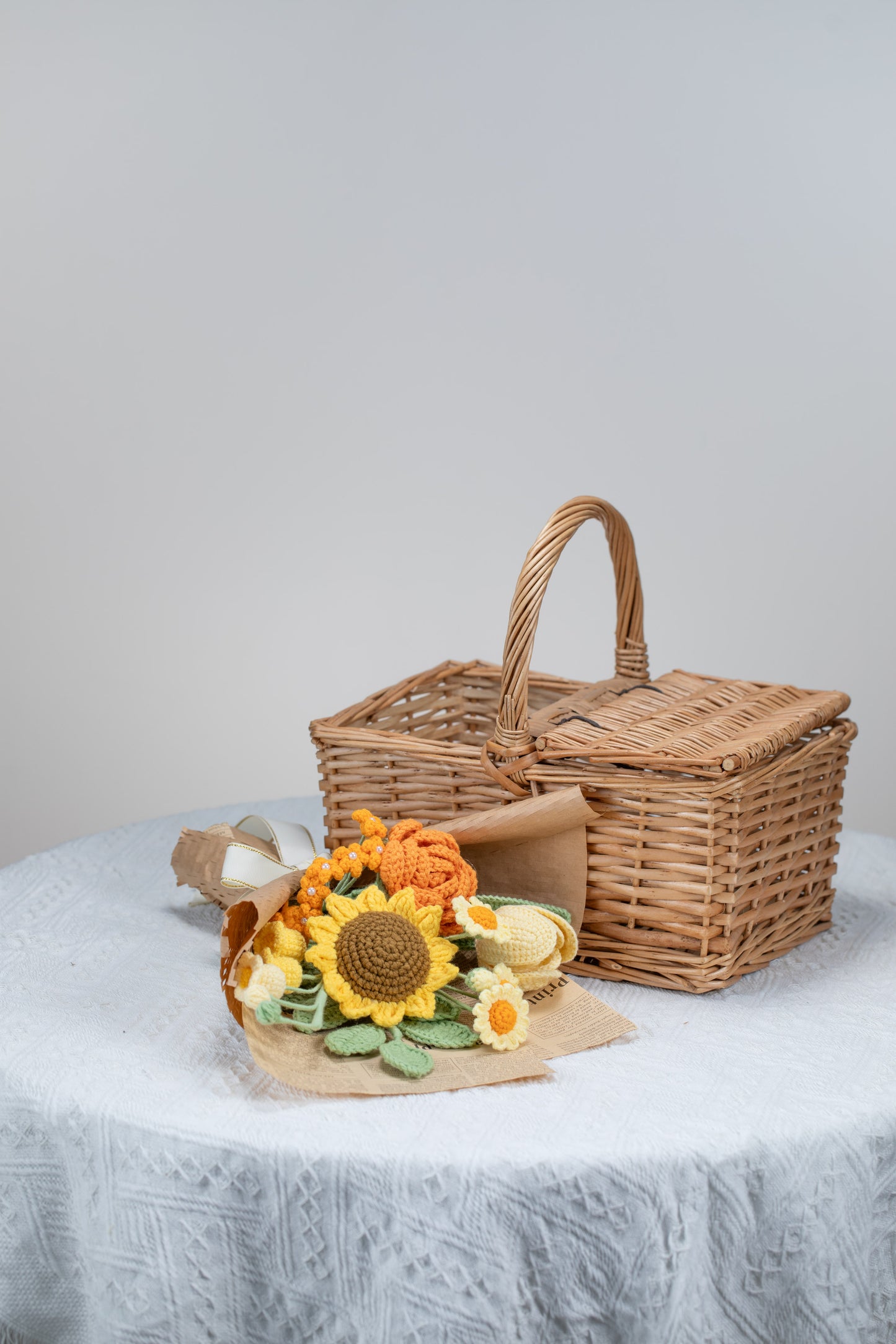 Small Orange Sunflower Bouquet