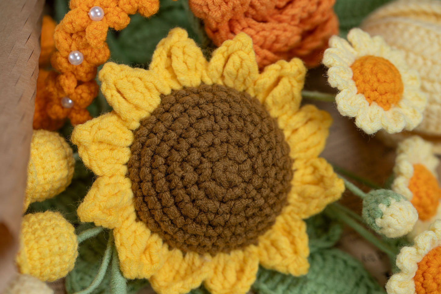 Small Orange Sunflower Bouquet