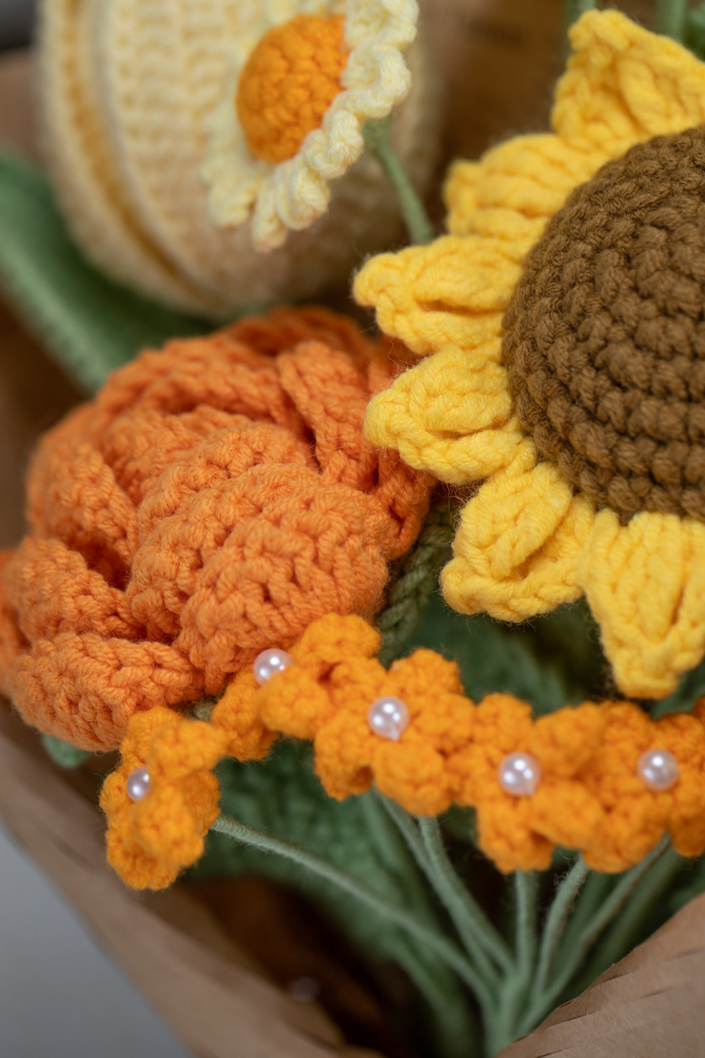 Small Orange Sunflower Bouquet