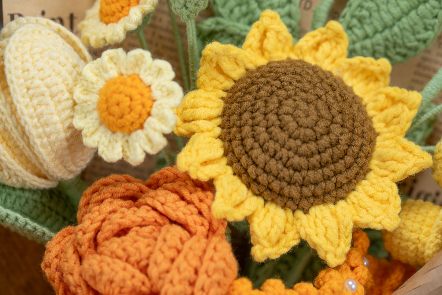 Small Orange Sunflower Bouquet