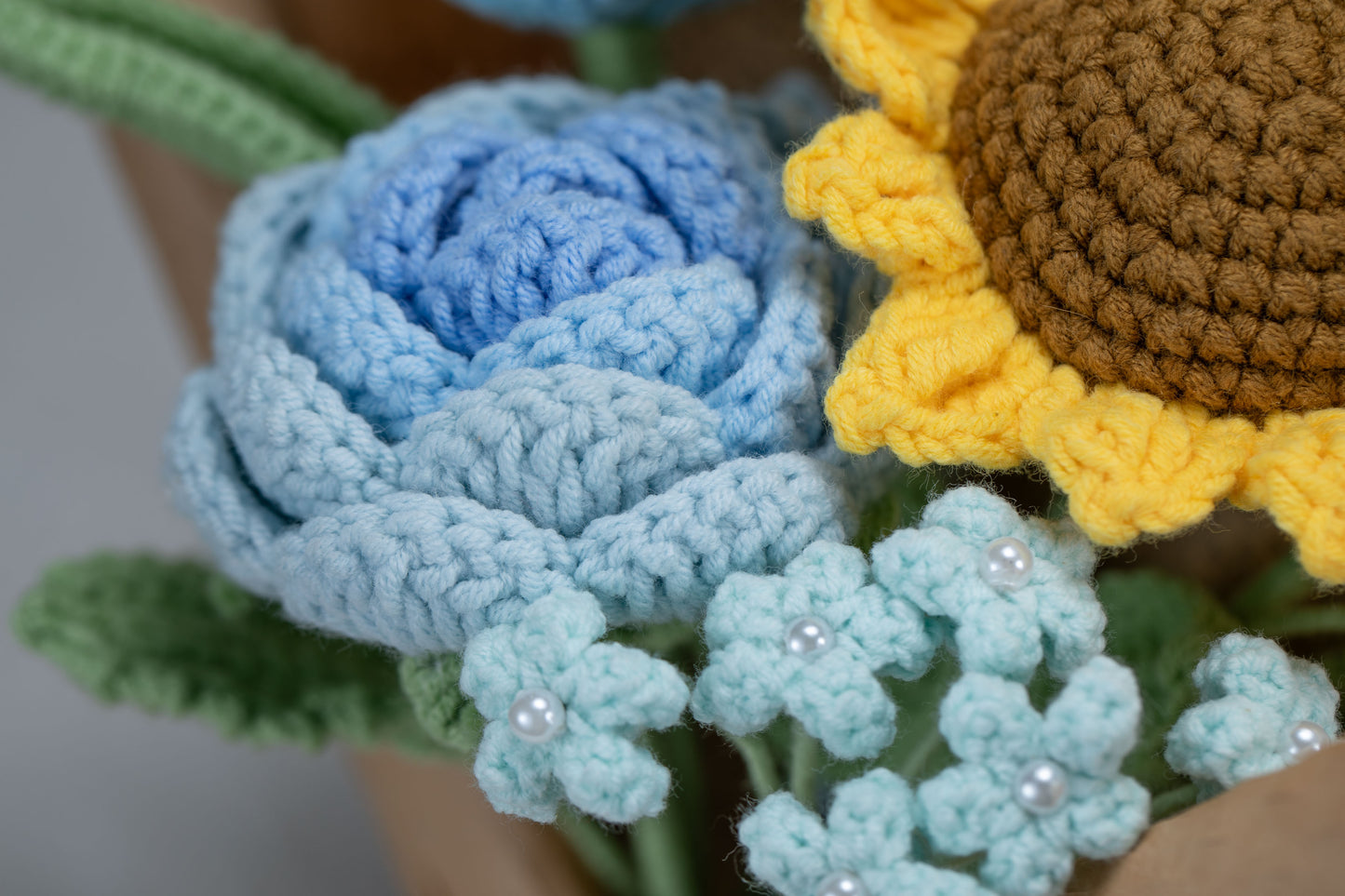 Small Blue Sunflower Bouquet