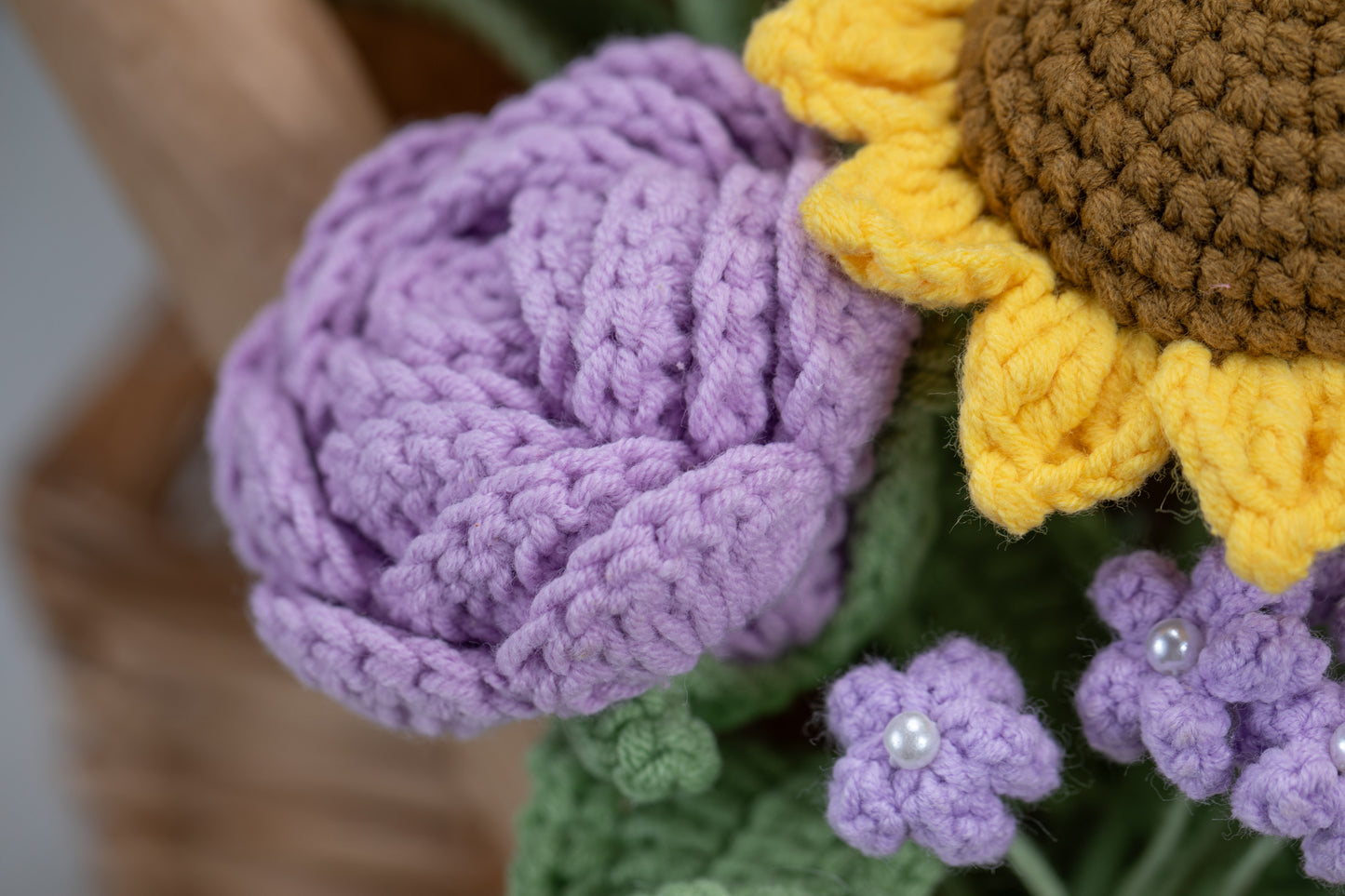 Small Purple Sunflower Bouquet
