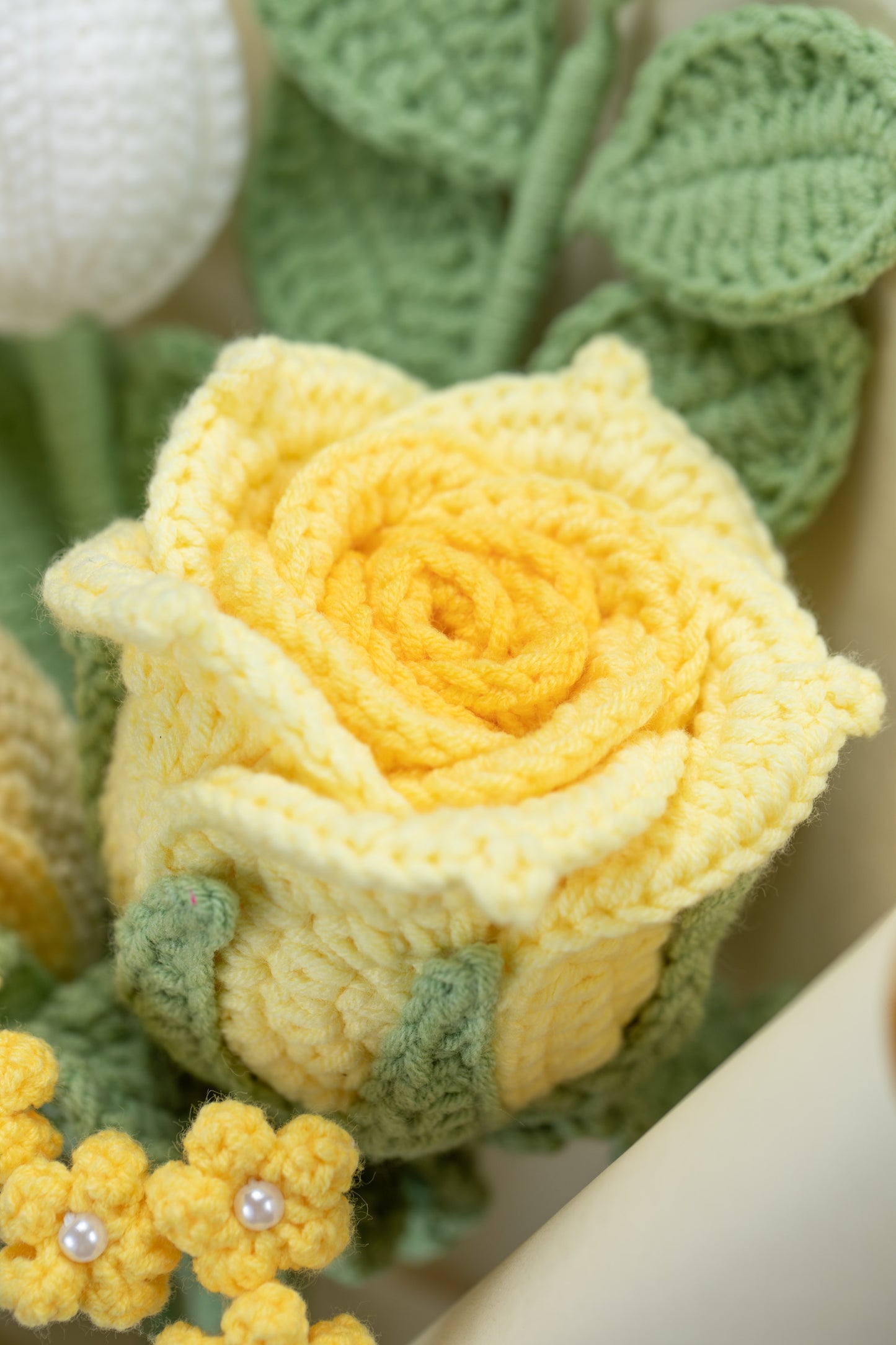 Yellow Rose with Tulip Bouquet