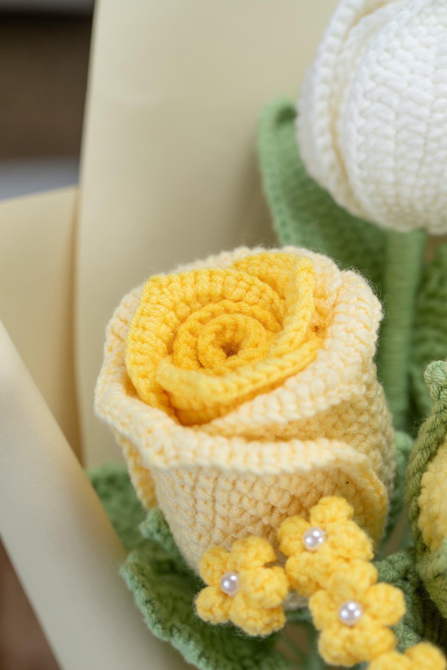Yellow Rose with Tulip Bouquet