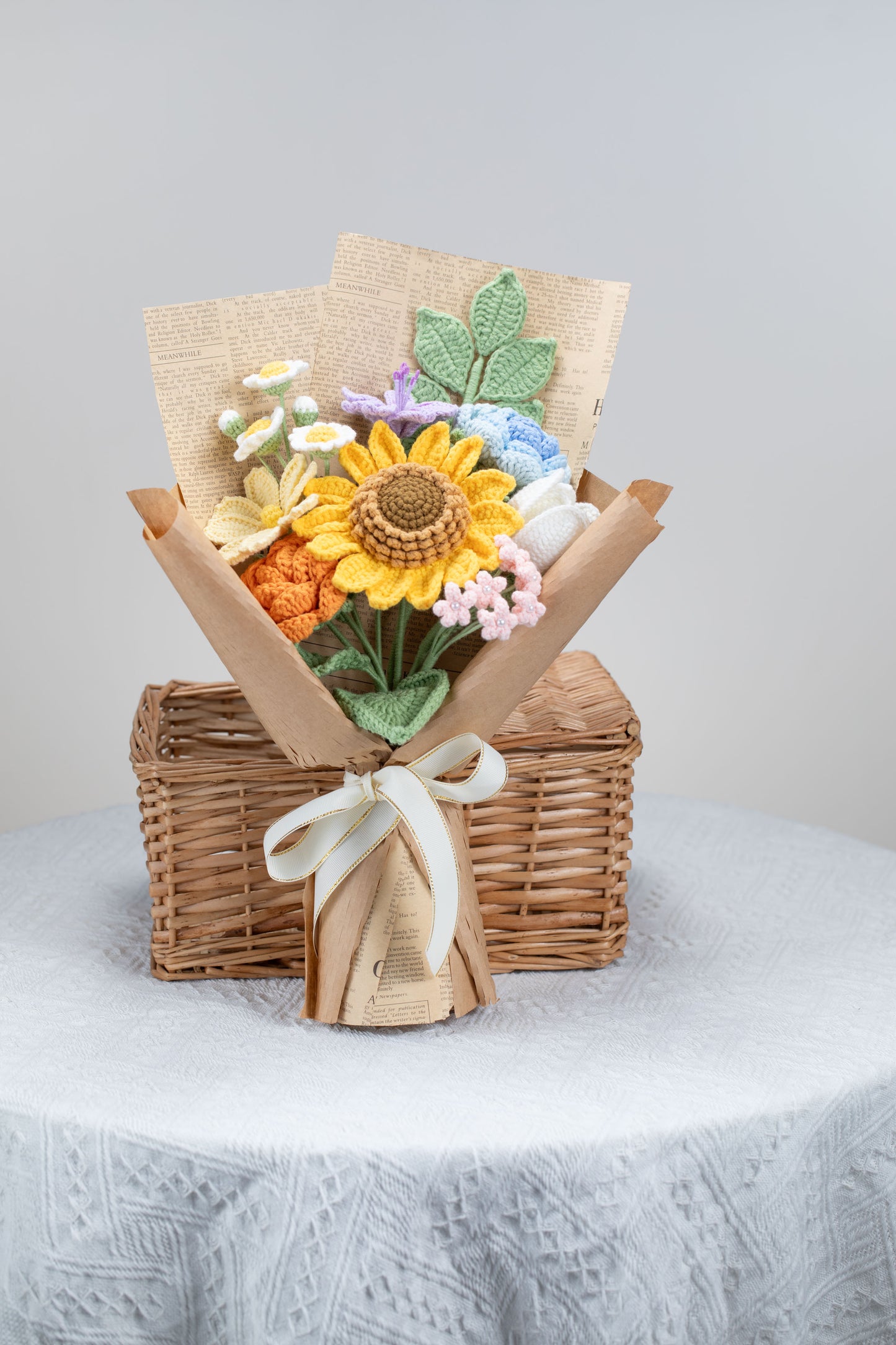 Large Rainbow Sunflower Bouquet
