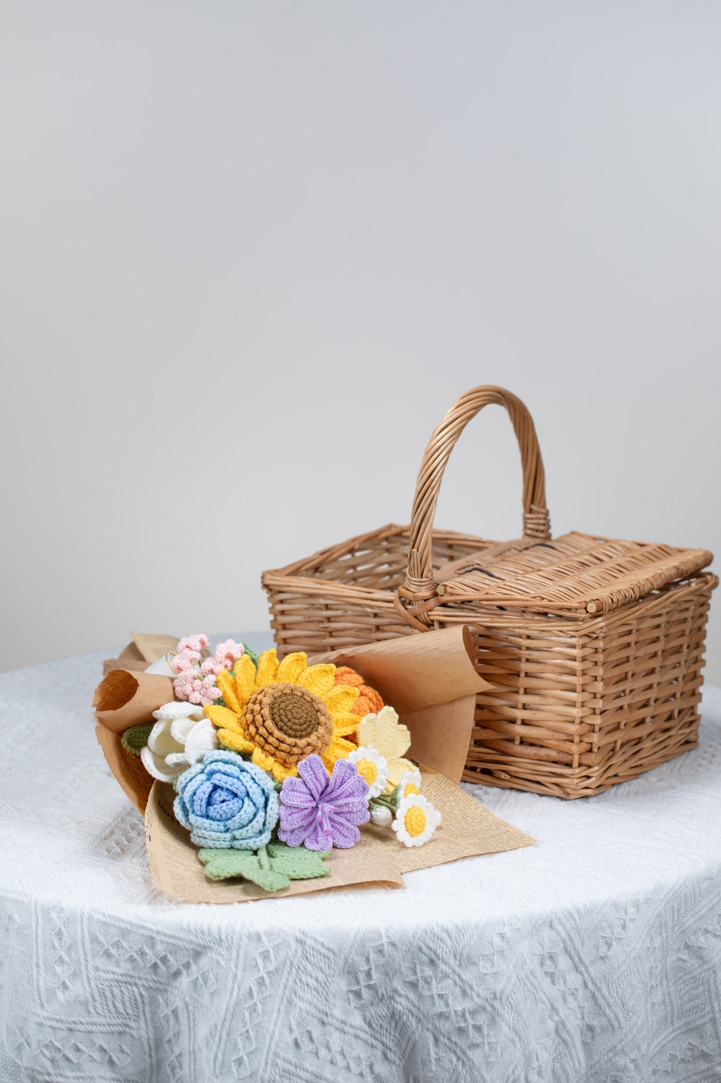 Large Rainbow Sunflower Bouquet