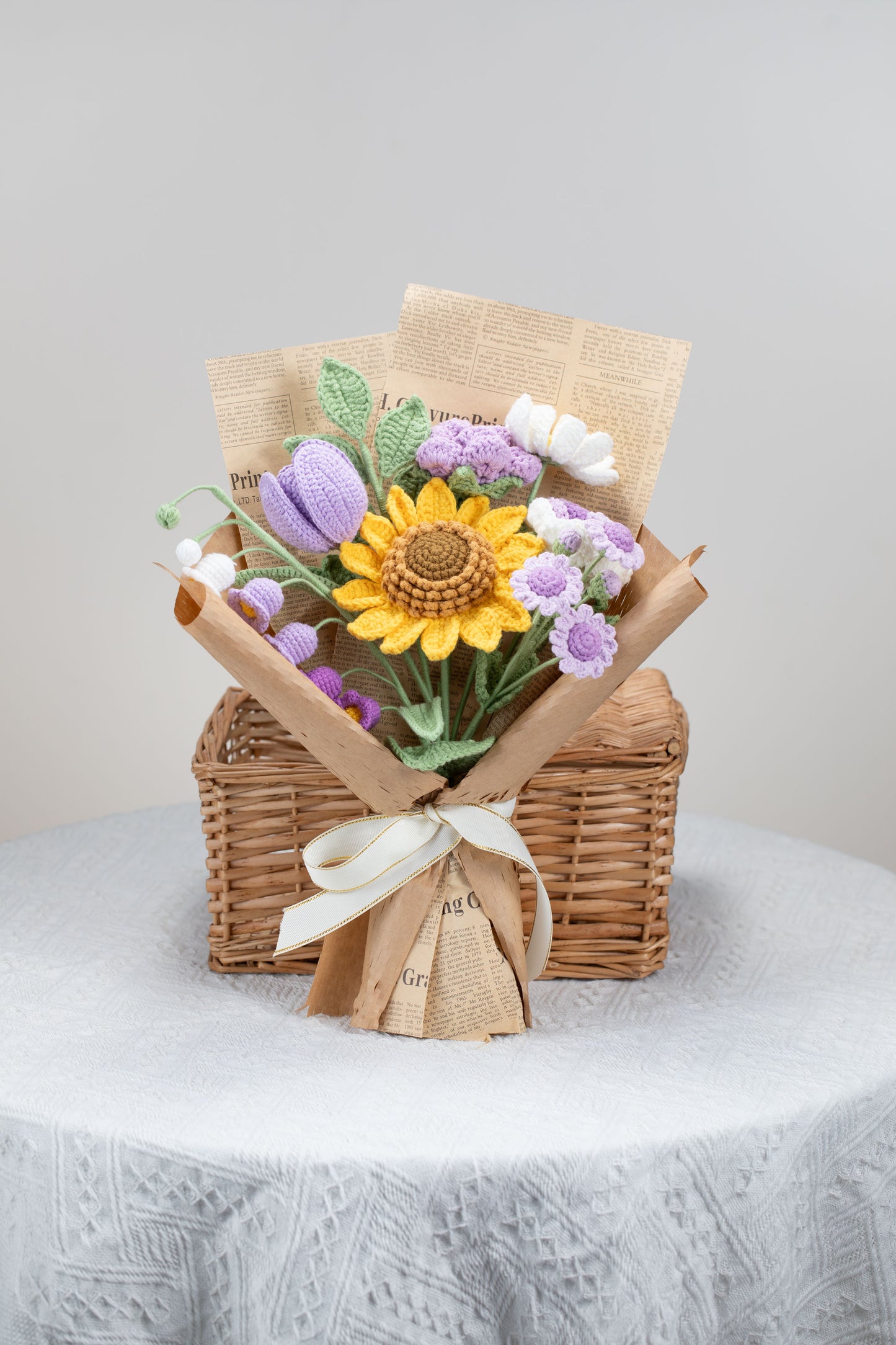 Purple Sunflower Bouquet