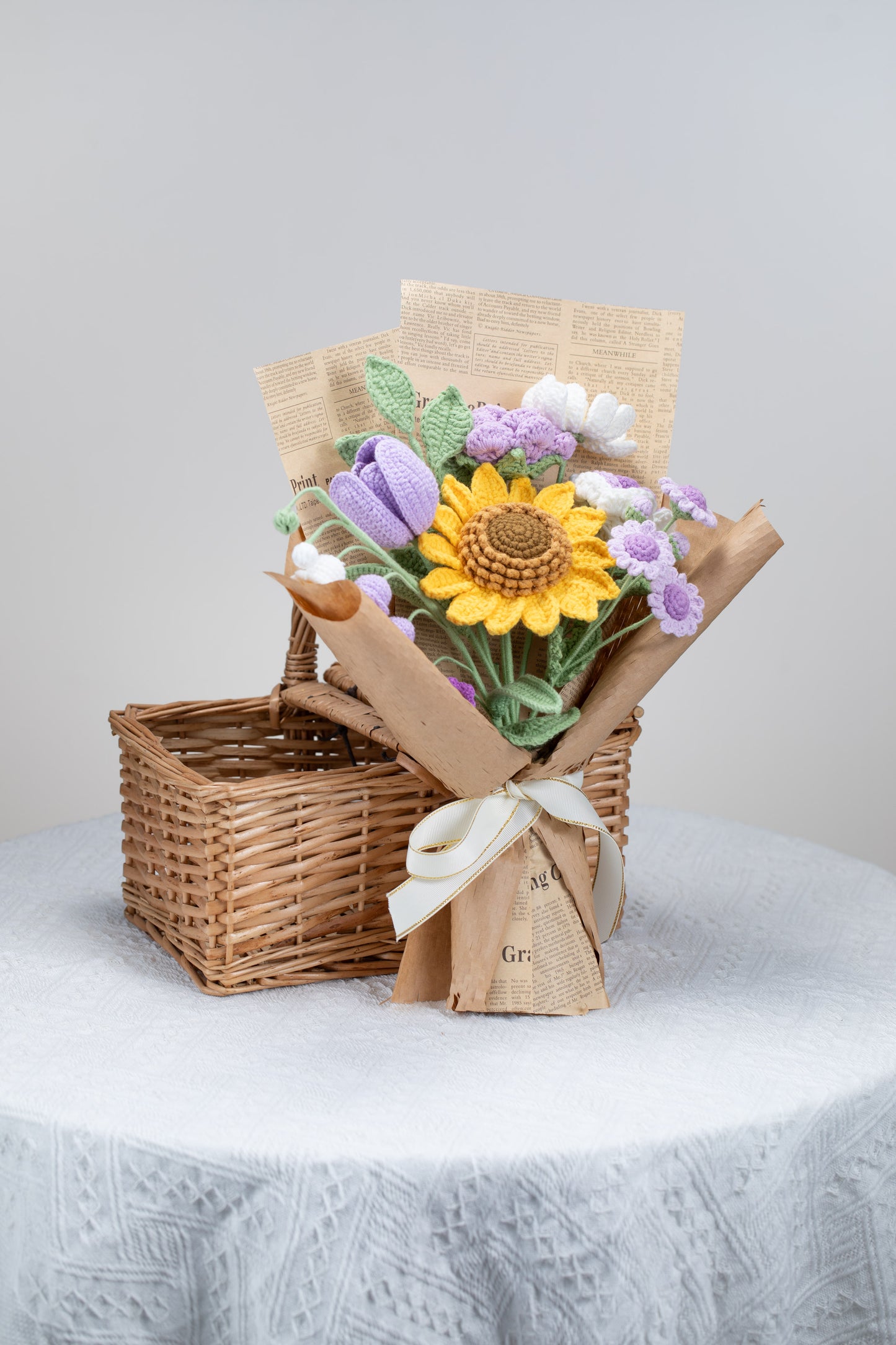 Purple Sunflower Bouquet
