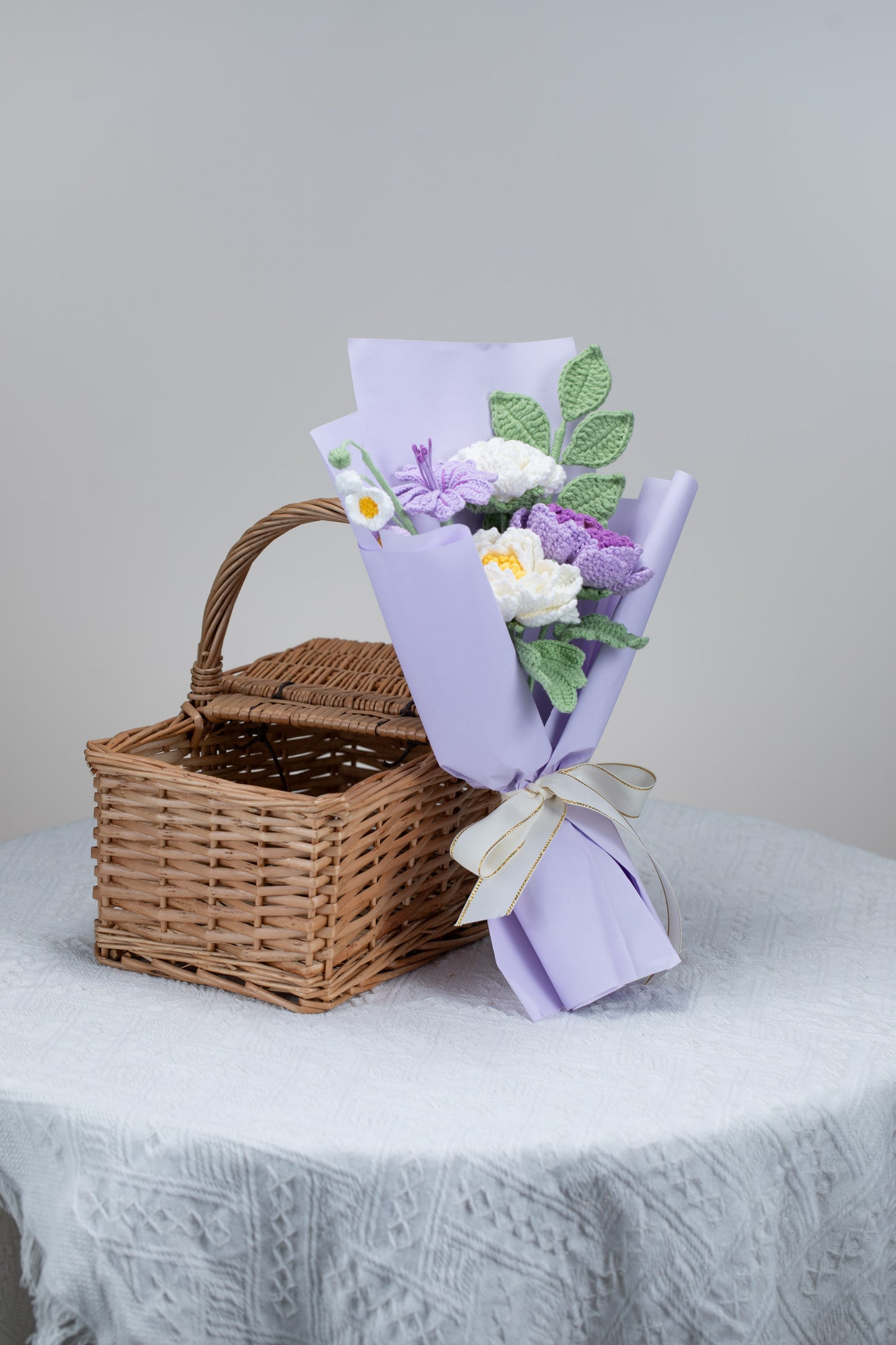 Purple Peony Bouquet