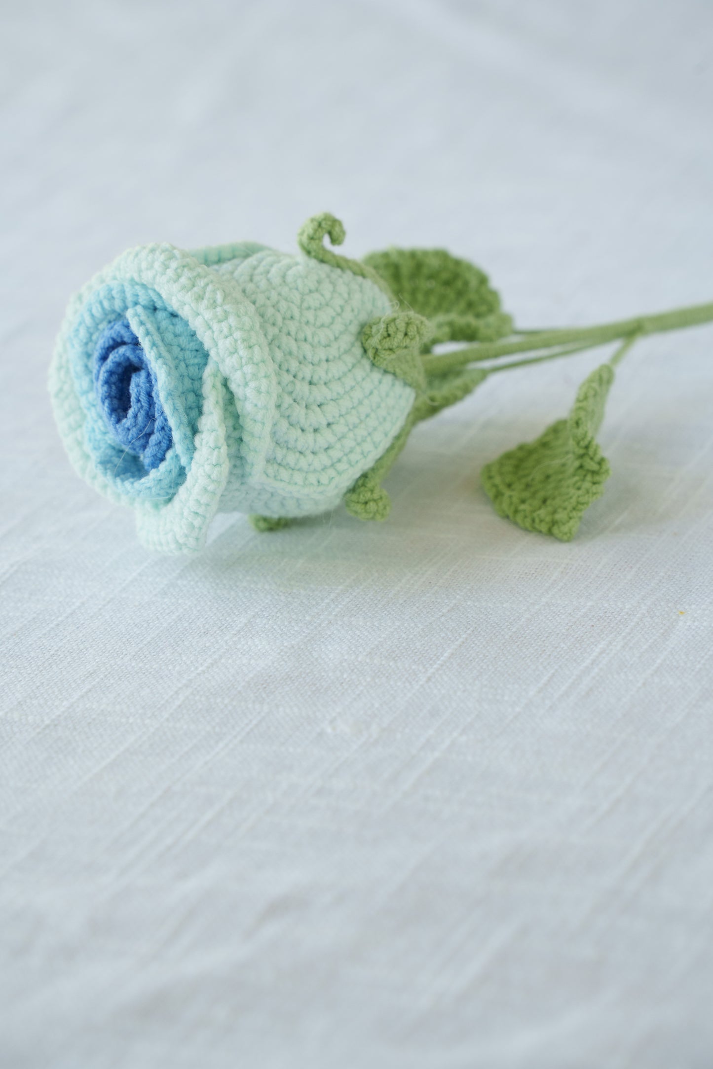 ombre blue rose