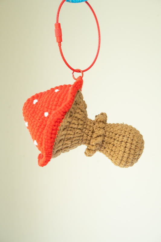 Red Mushroom keychain