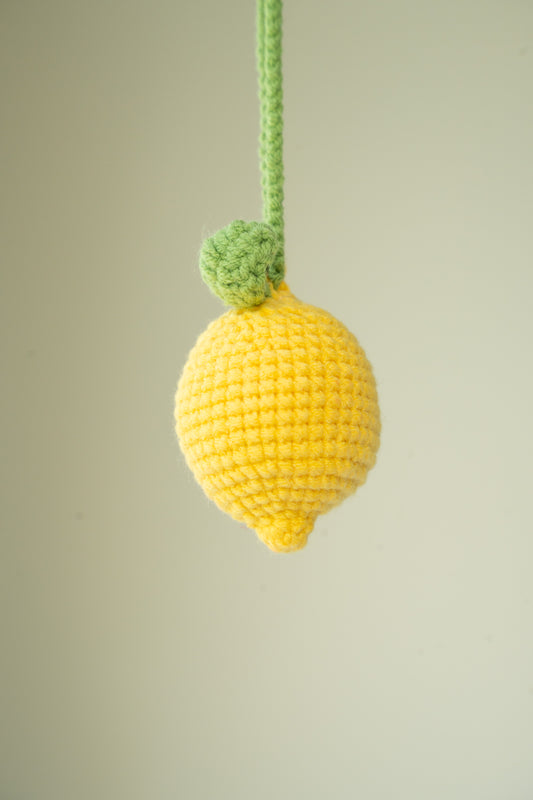 Yellow Lemon keychain