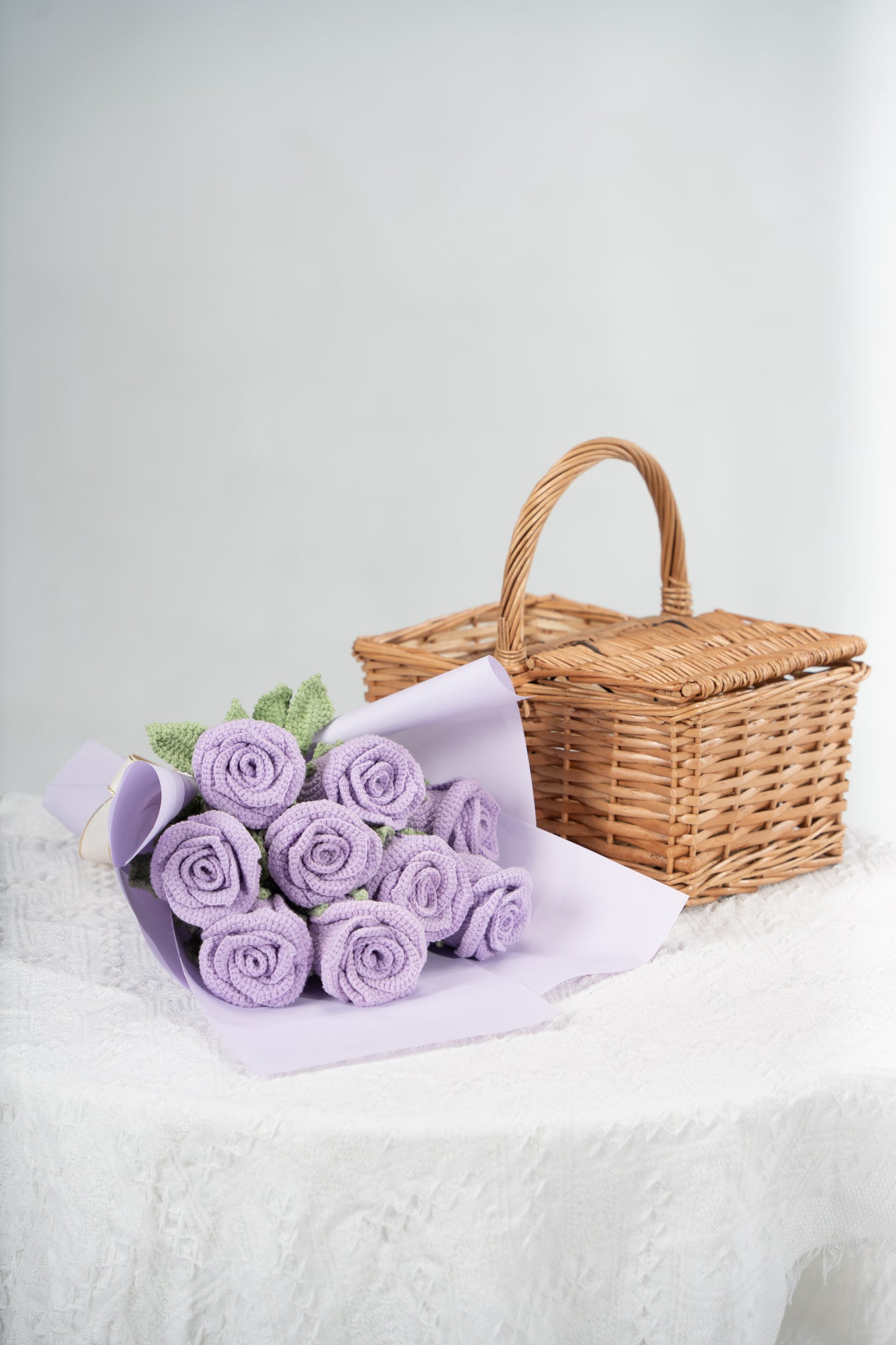 Purple Rose Bouquet