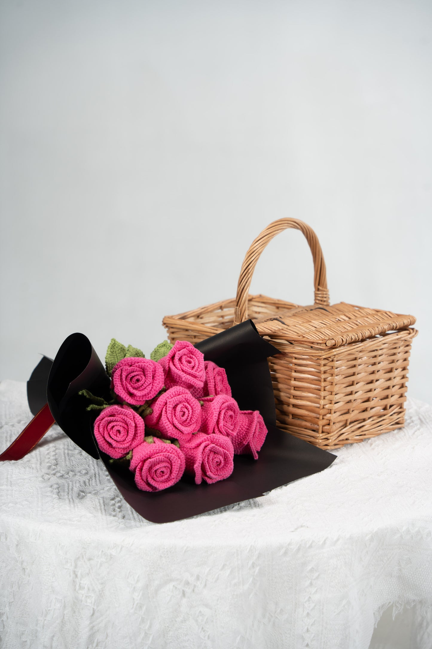 Hot Pink Rose Bouquet