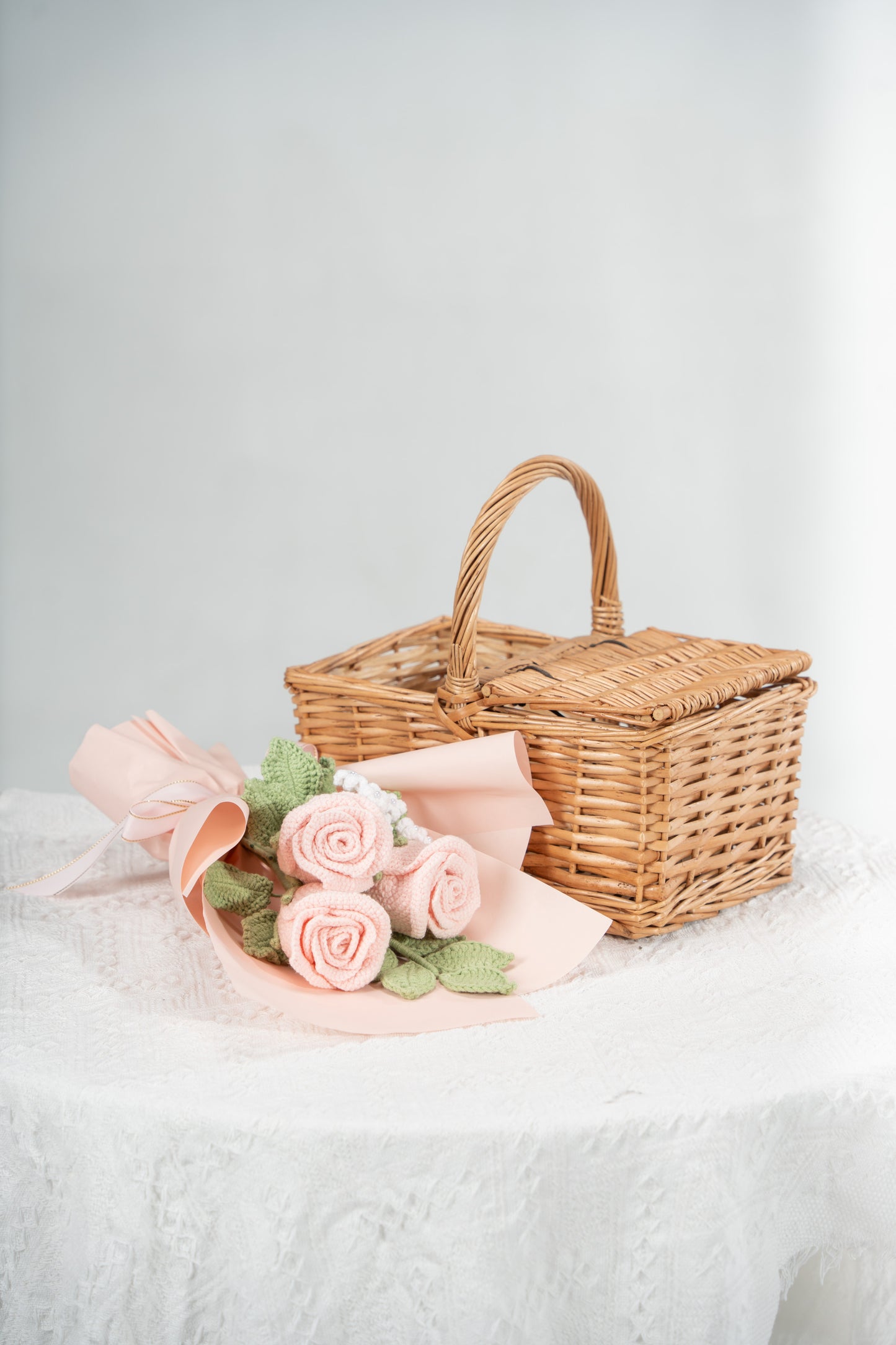 Small Pink Rose Bouquet