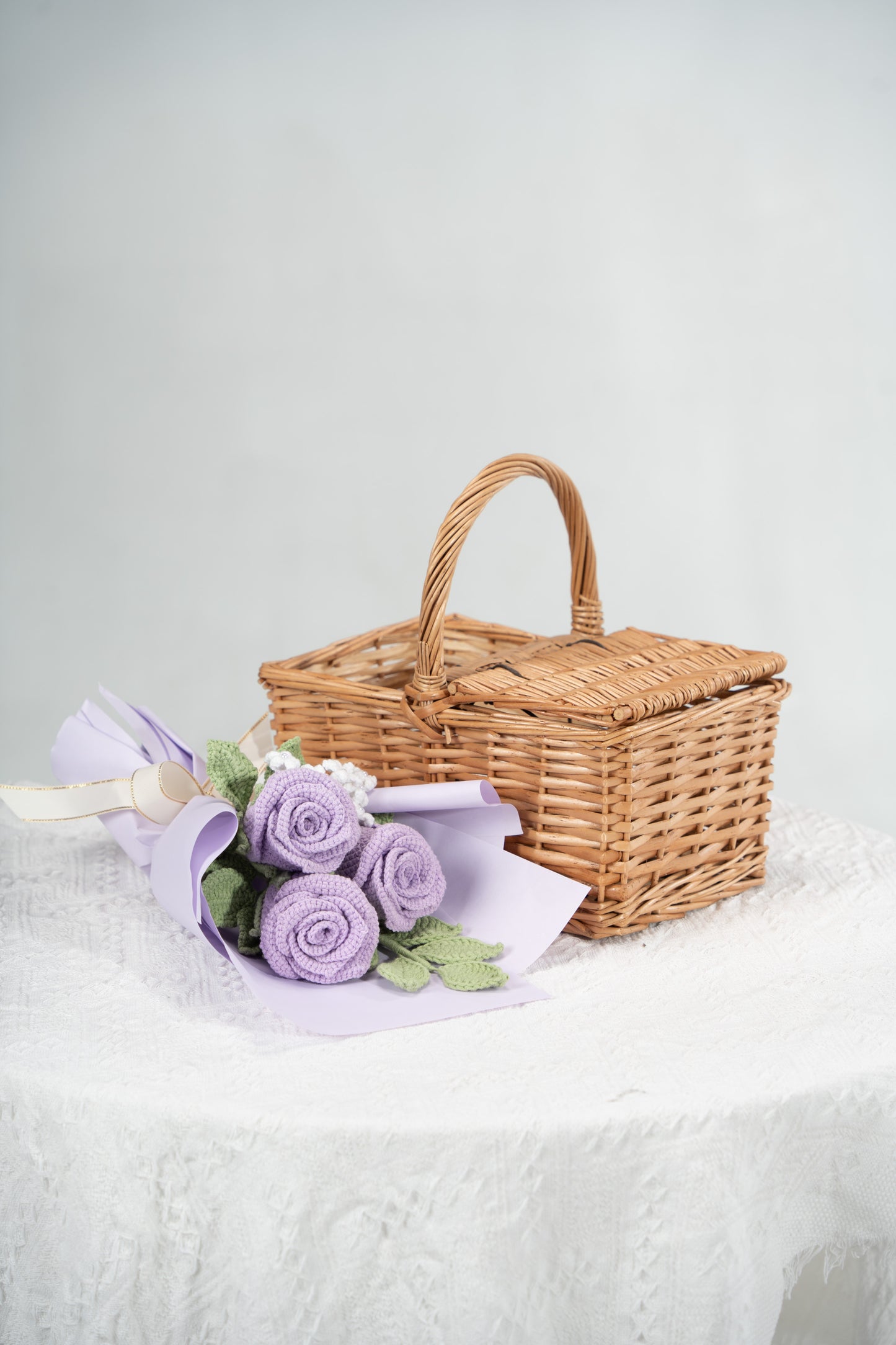 Small Purple Rose Bouquet
