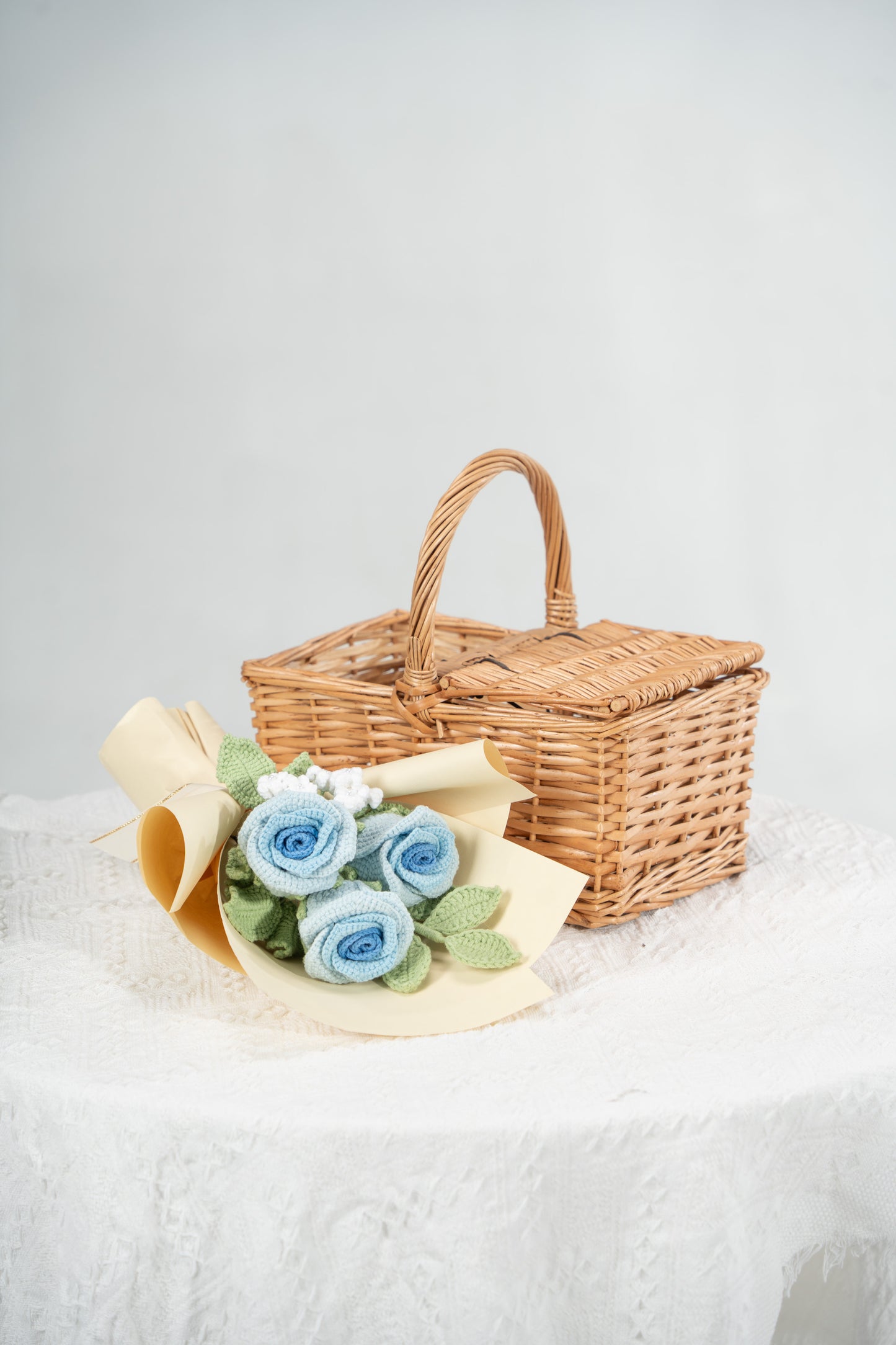 Small Blue Rose Bouquet