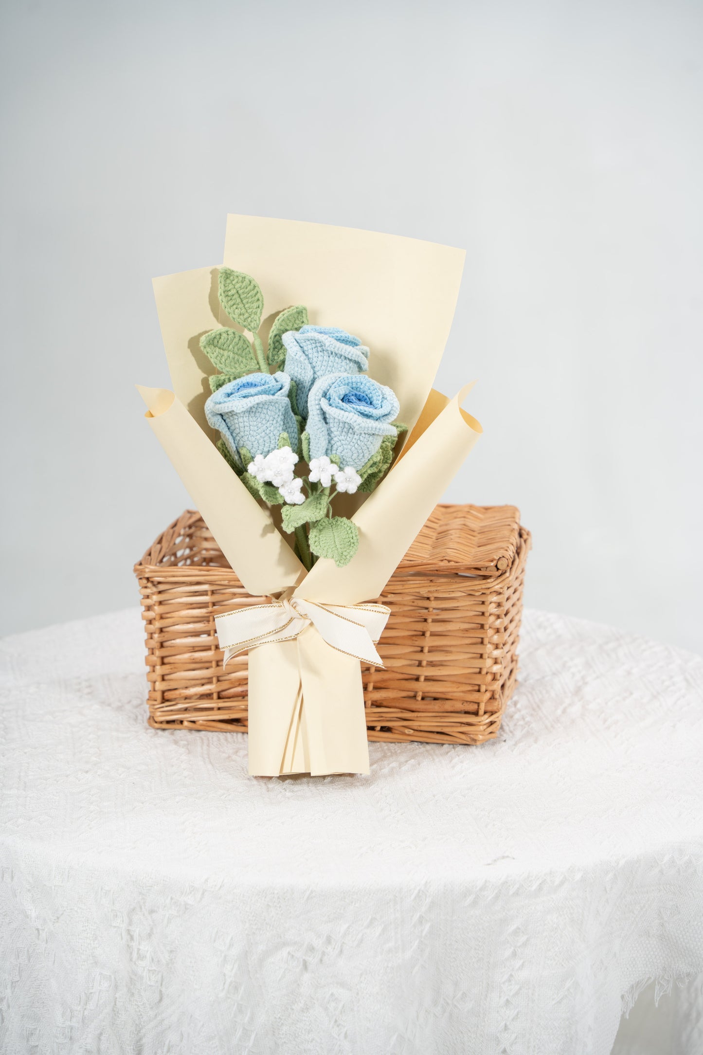 Small Blue Rose Bouquet