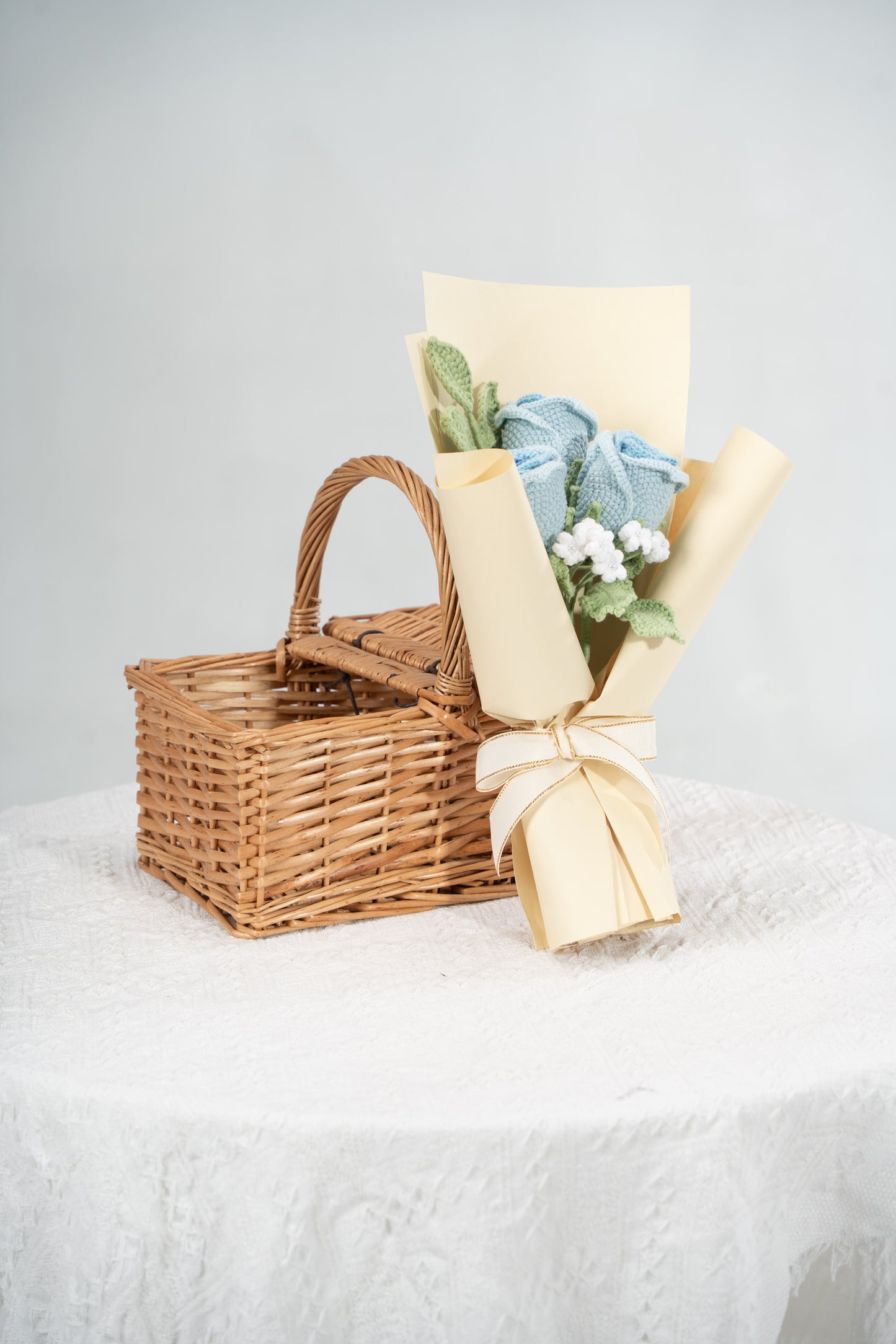 Small Blue Rose Bouquet