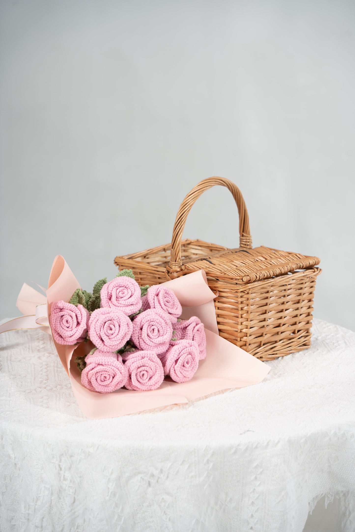 Dark Pink Rose Bouquet