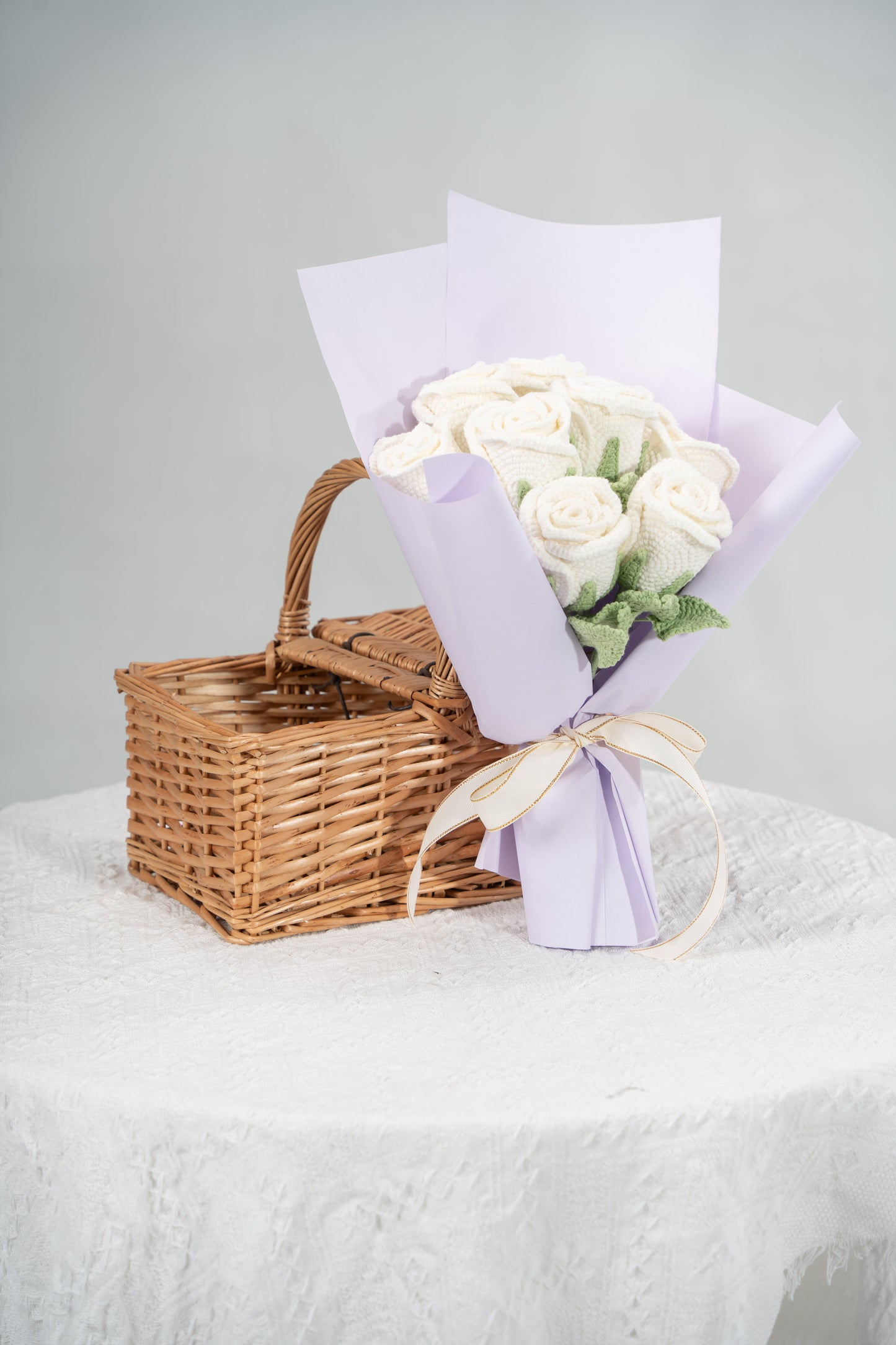 White Rose Bouquet