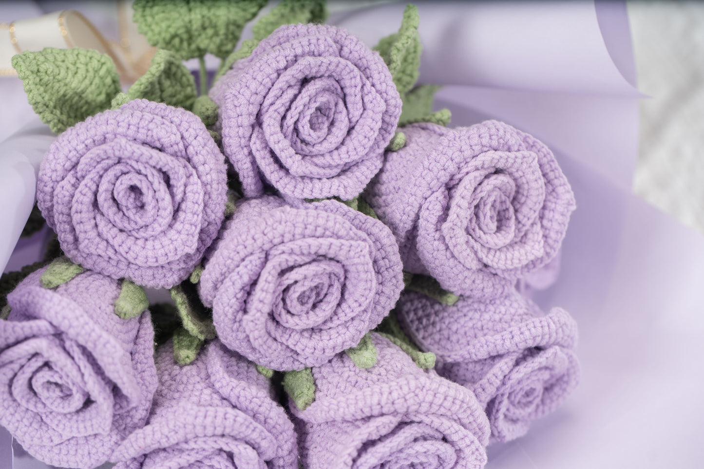 Purple Rose Bouquet