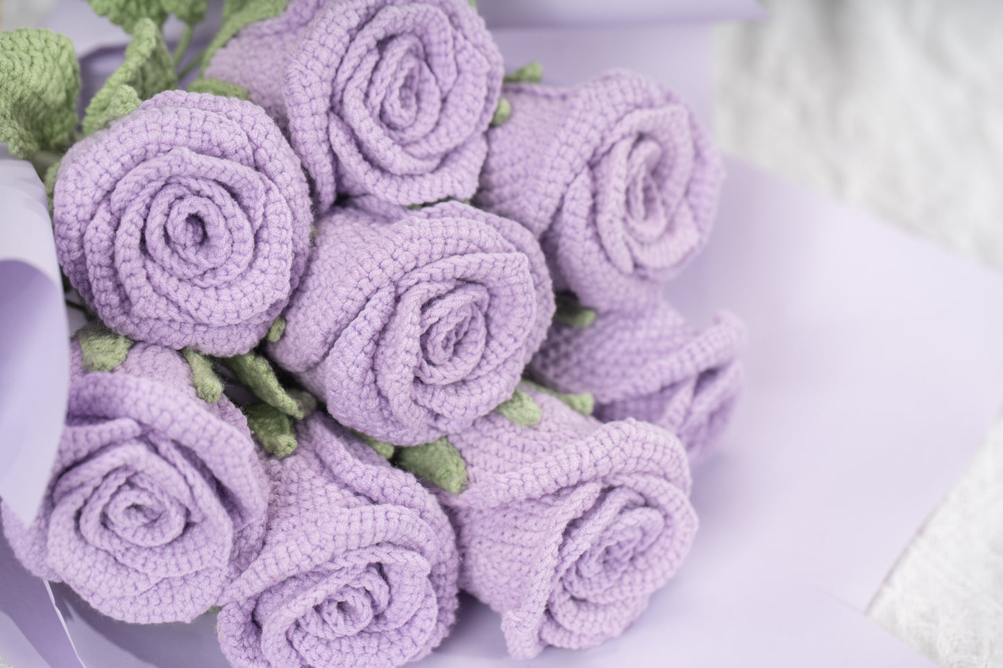 Purple Rose Bouquet