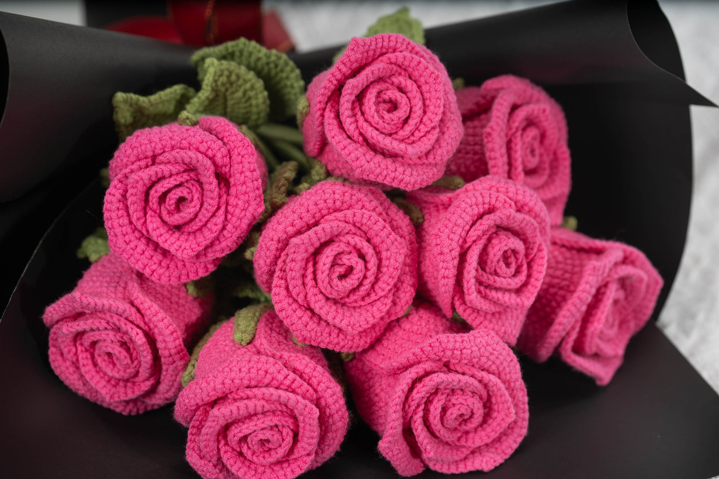 Hot Pink Rose Bouquet