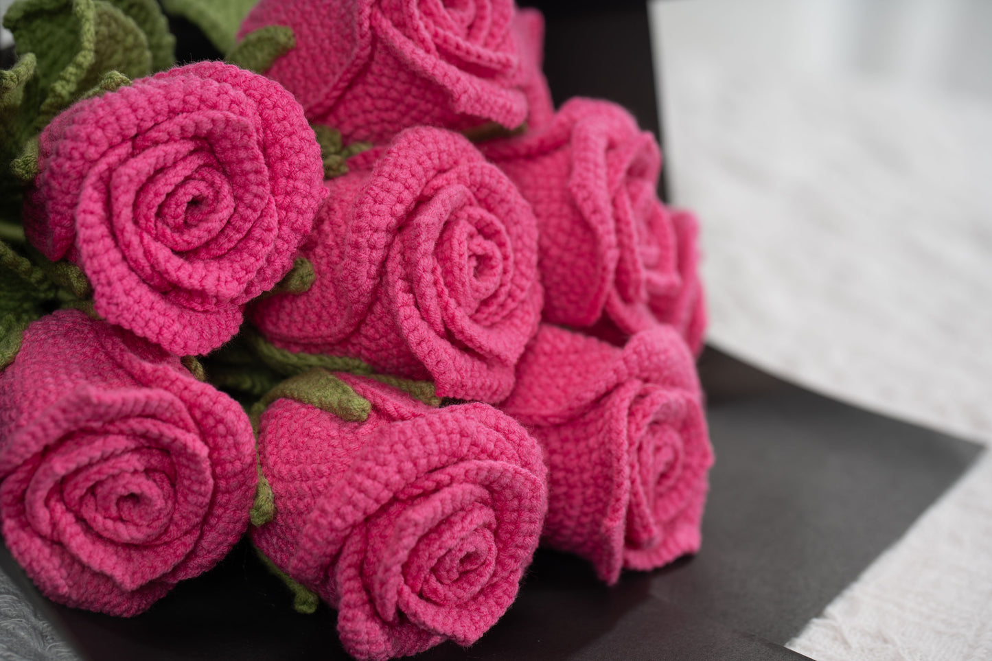 Hot Pink Rose Bouquet